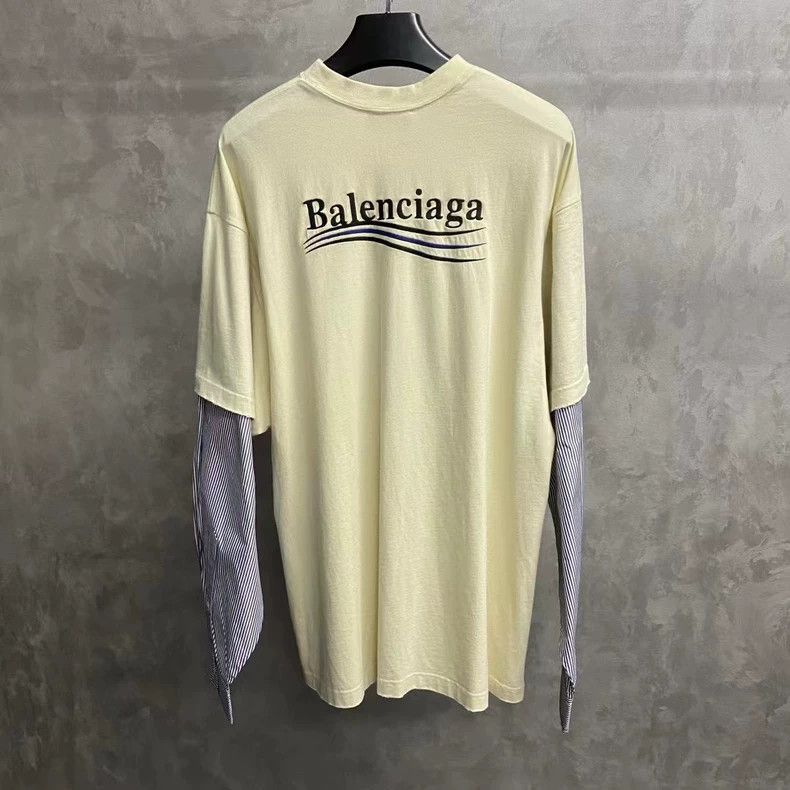 Balenciaga Balenciaga Balenciaga Embroidered Logo Long Sleeve Shirt-2 Size US M / EU 48-50 / 2 - 2 Thumbnail