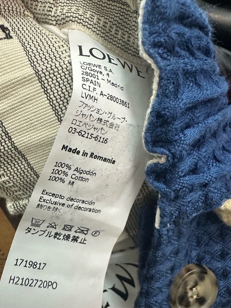 Loewe LOEWE sizeS Blue fringed trousers Size 25" / US 0 / IT 36 - 4 Thumbnail