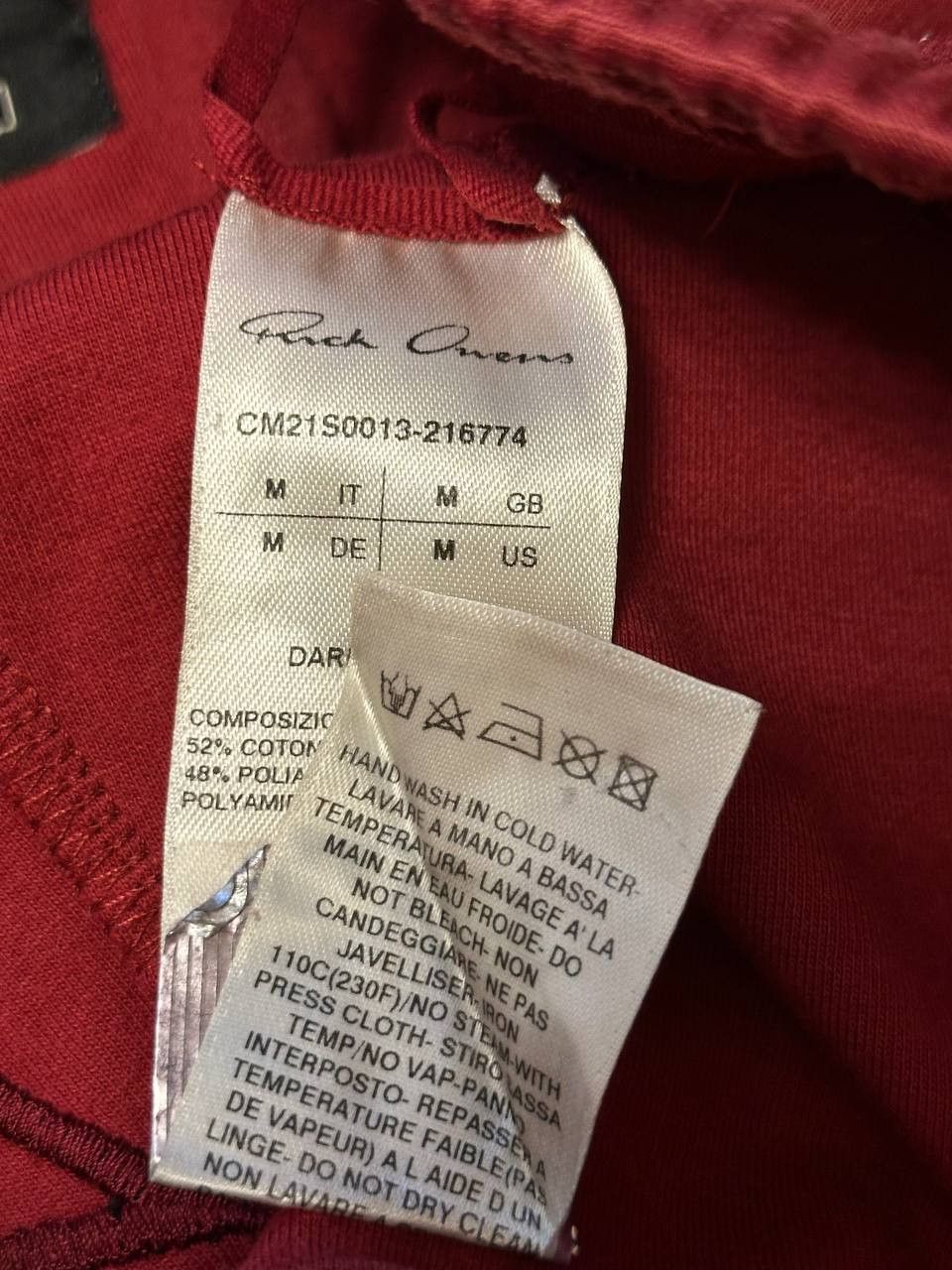 Champion × Rick Owens Rick Owen Champion Shorts Red Medium Size US 34 / EU 50 - 4 Thumbnail