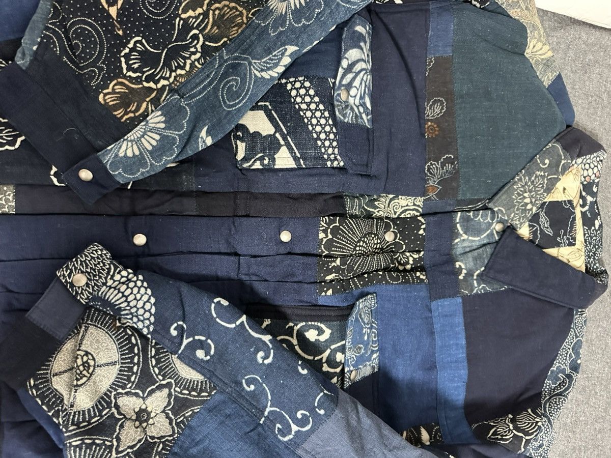 Visvim Visvim 101XX DOWN JKT KOFU Indigo Pattern Size US S / EU 44-46 / 1 - 11 Thumbnail