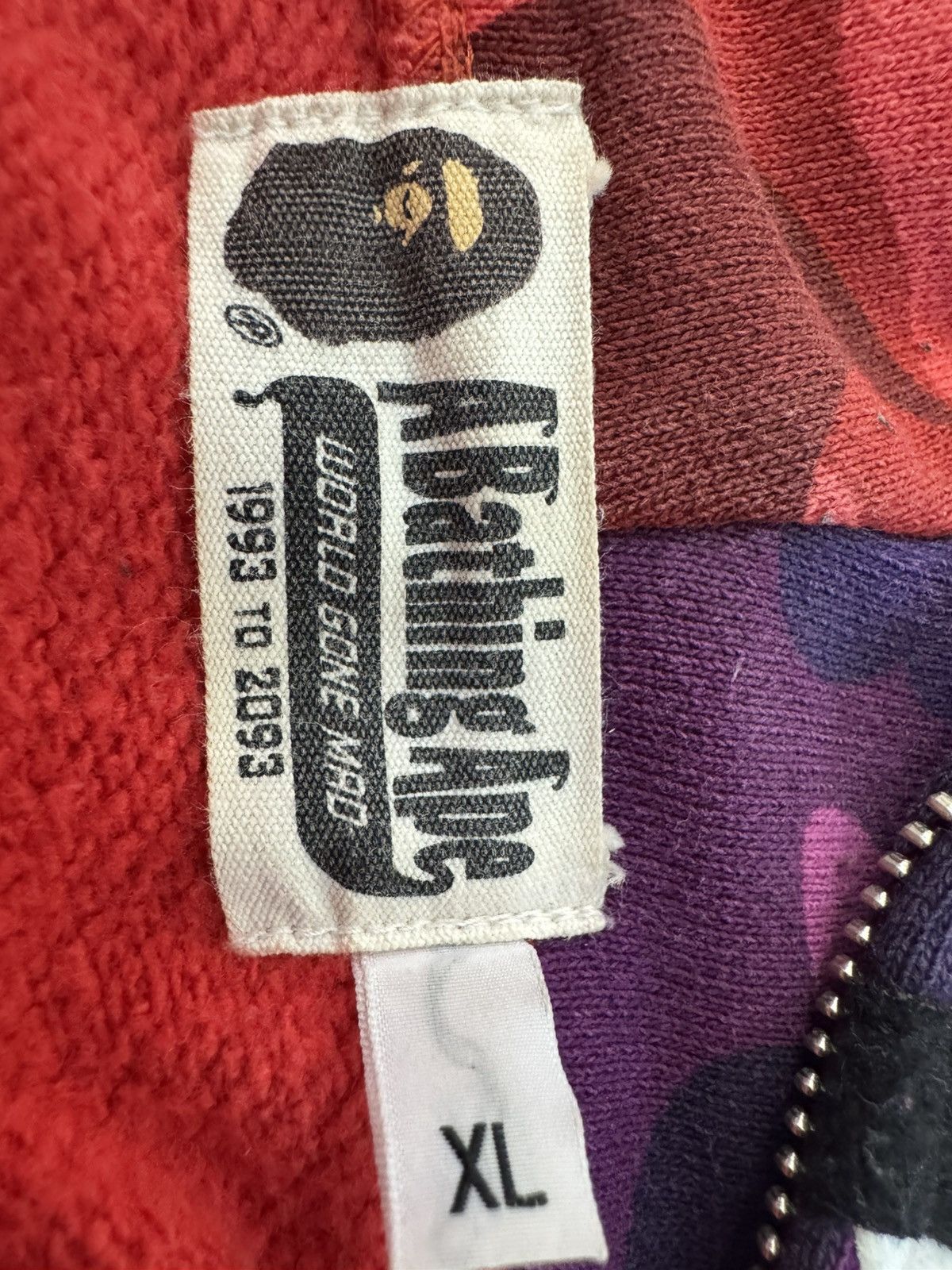 Bape BAPE Color Camo Crazy Shark Full Zip Hoodie Size US XL / EU 56 / 4 - 9 Thumbnail