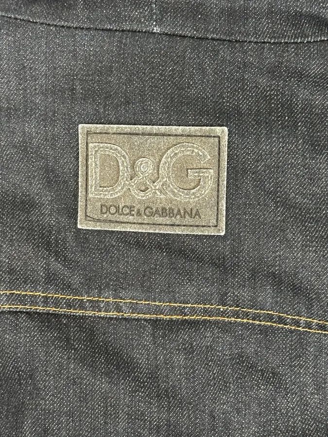 Dolce & Gabbana AW2003 Dolce & Gabbana Navy Denim Fur Hood Jacket Size US M / EU 48-50 / 2 - 13 Thumbnail