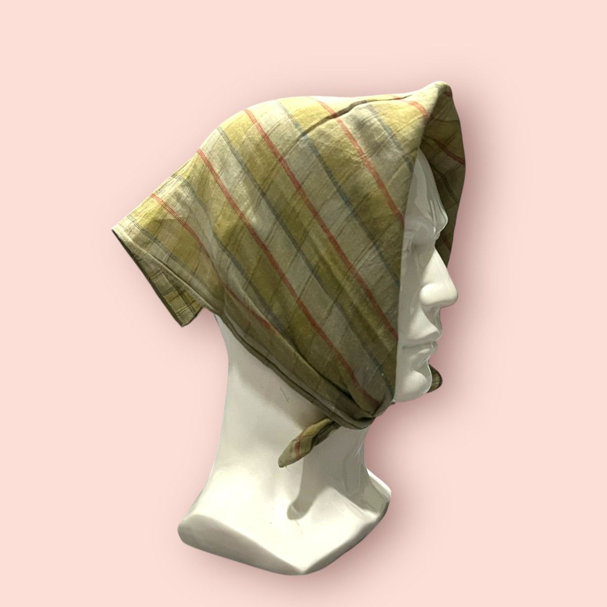 Designer × Issey Miyake × Japanese Brand VINTAGE ISSEY MIYAKE PLAID HANDKERCHIEF JAPAN Size ONE SIZE - 18 Thumbnail