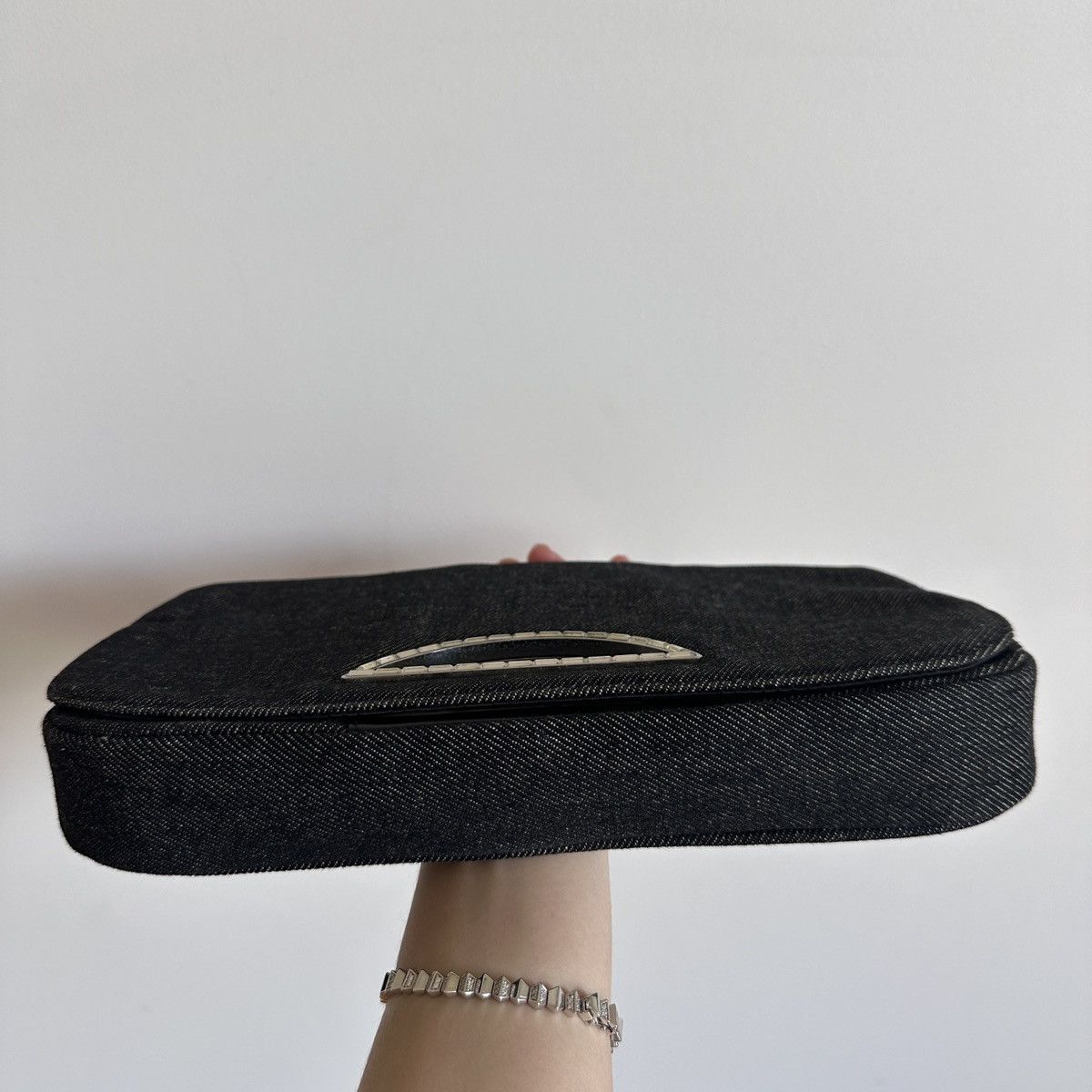Dior Vintage Dior Malice Pearl Denim Bag Size ONE SIZE - 12 Thumbnail