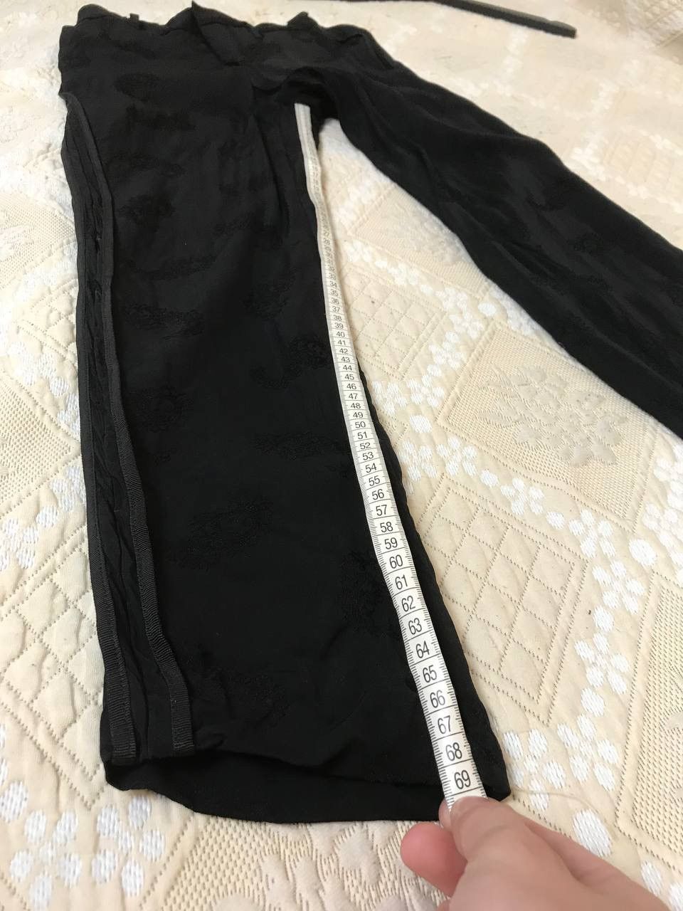 Zadig & Voltaire 🔥 Zadig & Voltaire Pomelo Jac Paisley Pants Trousers Black Size 25" / US 0 / IT 36 - 9 Thumbnail