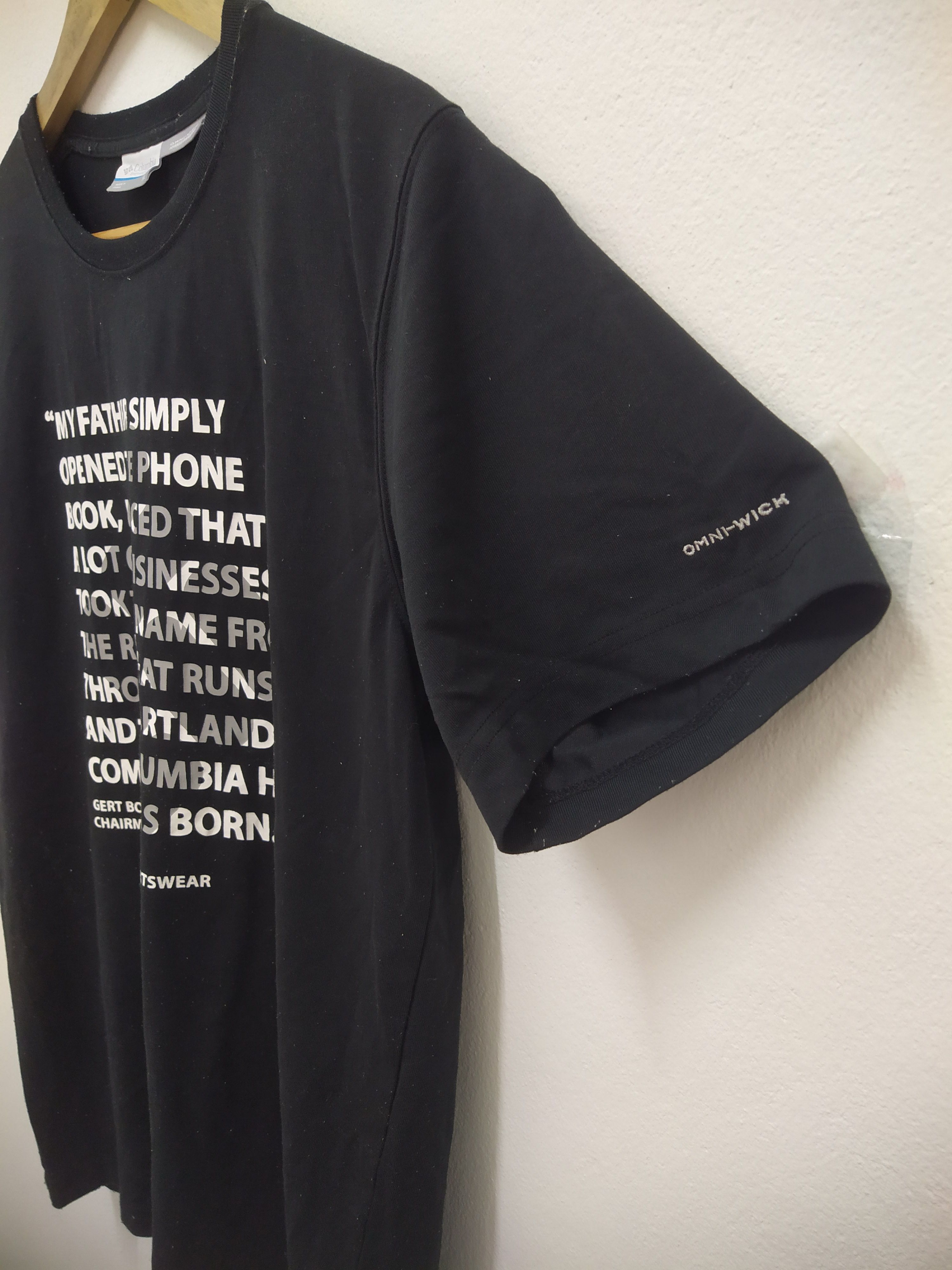 Columbia Columbia Omni-wick Vintage Tshirt Size US XL / EU 56 / 4 - 3 Thumbnail