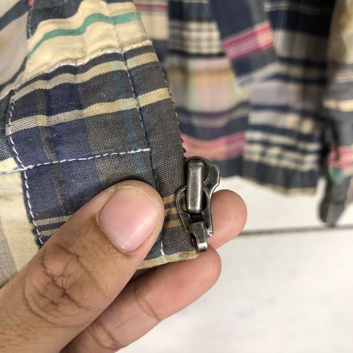 Japanese Brand 📌Vintage Bomber Jacket Patch Work Design Brooks Brother Size US S / EU 44-46 / 1 - 17 Thumbnail