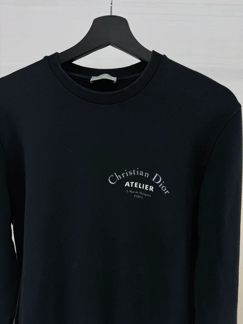 Dior Dior Christian Atelier Black Sweatshirt M-2505 Size US M / EU 48-50 / 2 - 3 Thumbnail
