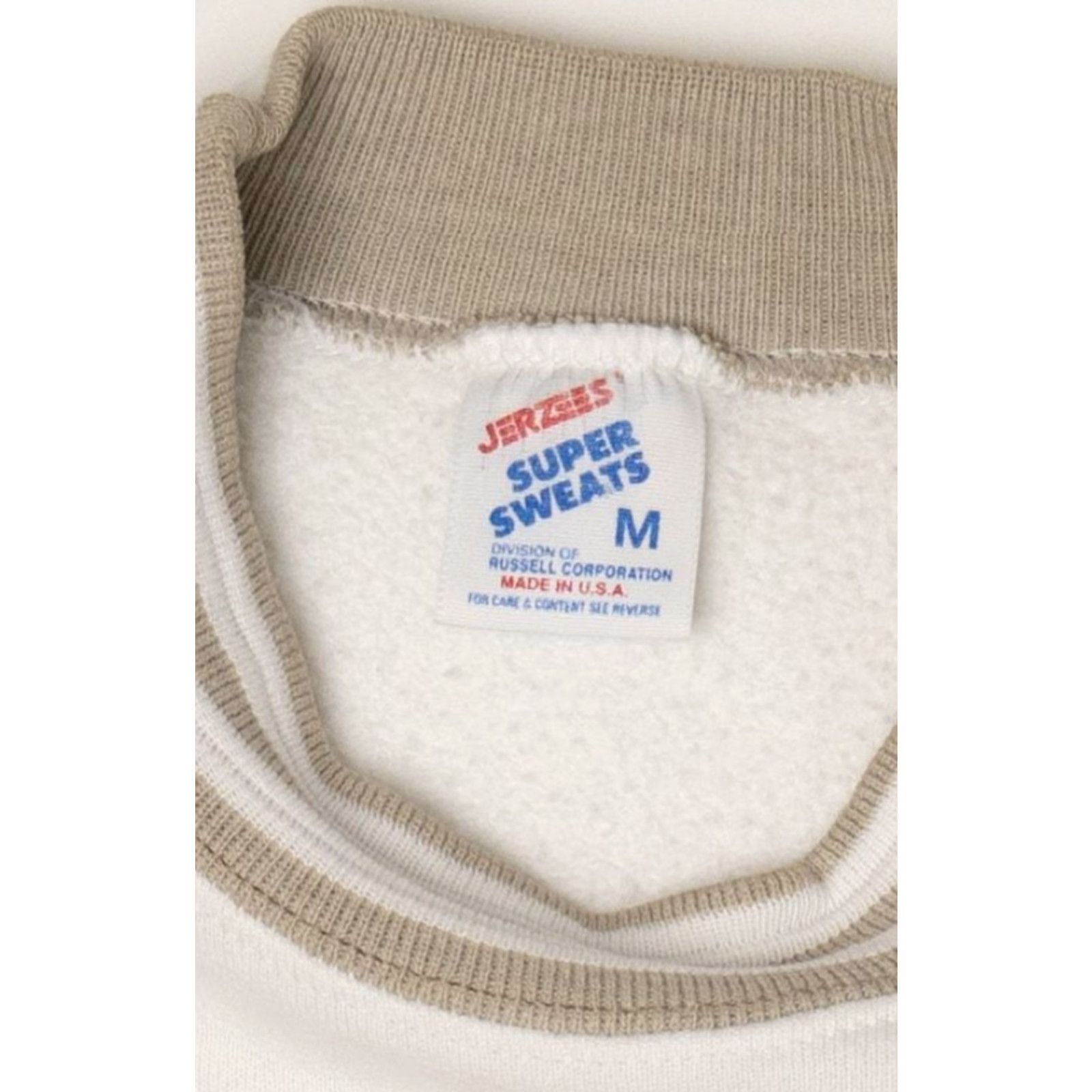 Jerzees VINTAGE Jerzees San Diego California Sweatshirt 1990s White Adult Medium Mens Size US M / EU 48-50 / 2 - 4 Thumbnail