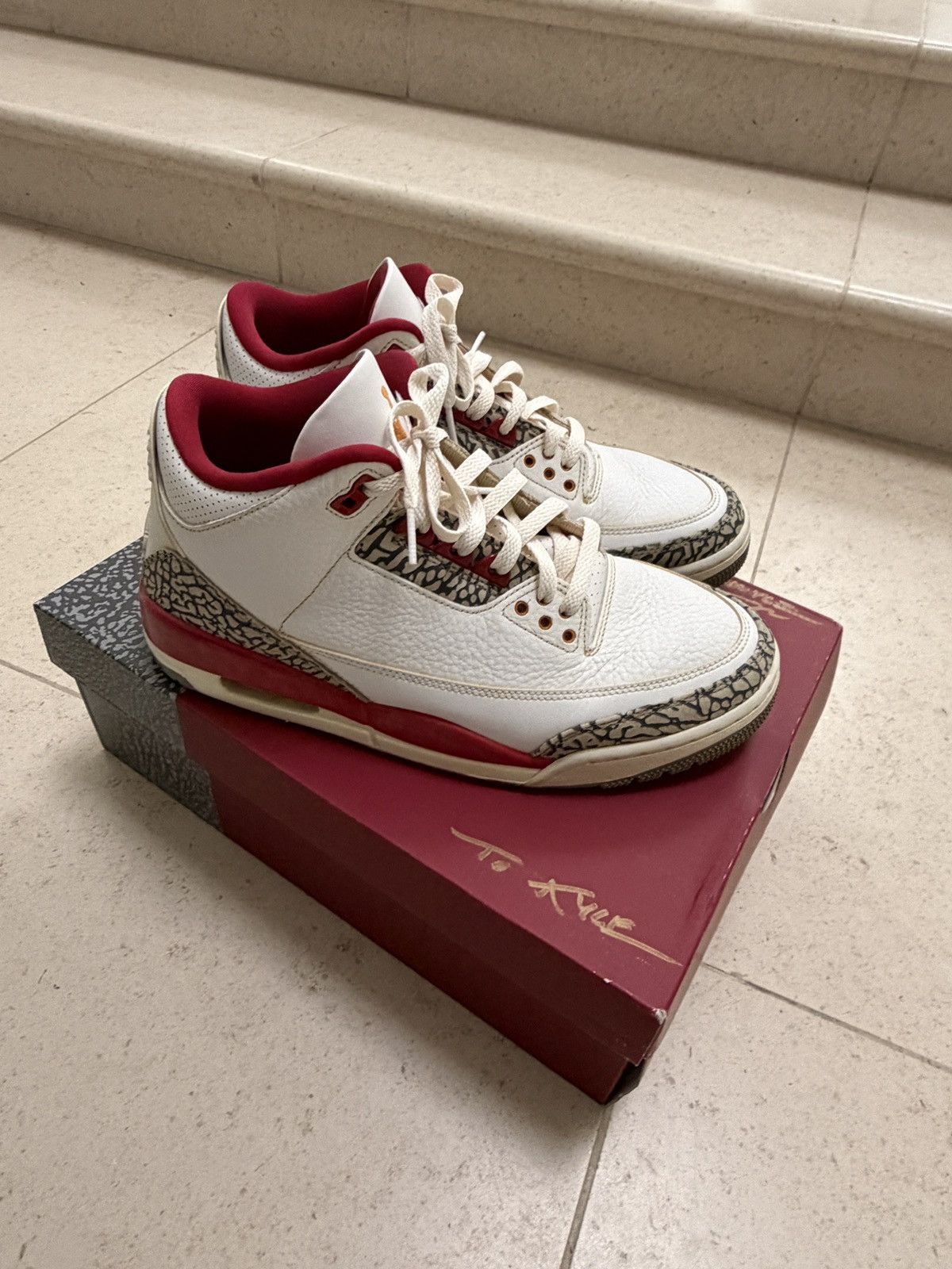 Jordan 3 - custom by LeChef Studio 9.5us