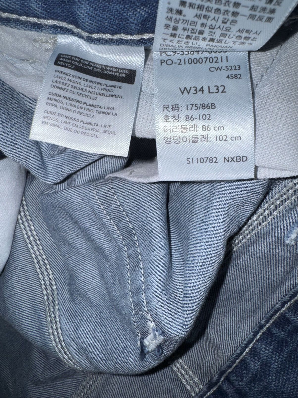 Levi's Levi’s Carpenter Jeans W34 L32 Vintage Style Workwear Denim Size US 34 / EU 50 - 4 Thumbnail