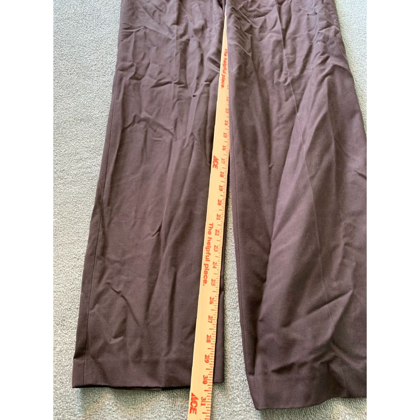 Merona Merona Dress Pants Women's Size 8 Brown Straight Leg Regular Level-Headed Comfort Easy Care Business Workwear Modern Classic American Pants Size 30" / US 8 / IT 44 - 2 Thumbnail