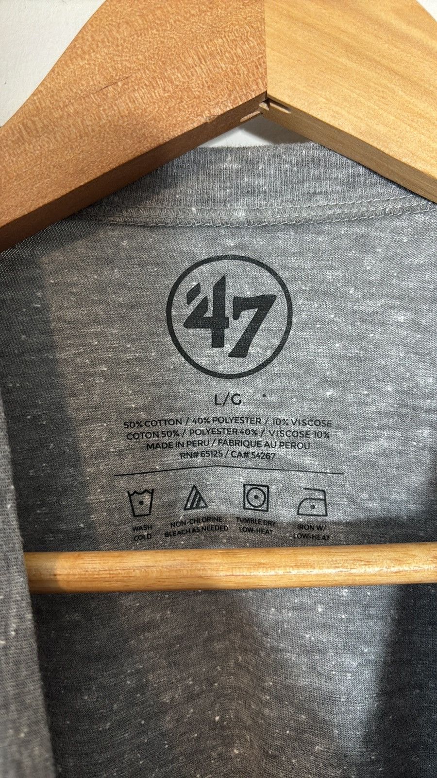 47 Brand 47 North Carolina State Shirt Size US L / EU 52-54 / 3 - 3 Thumbnail
