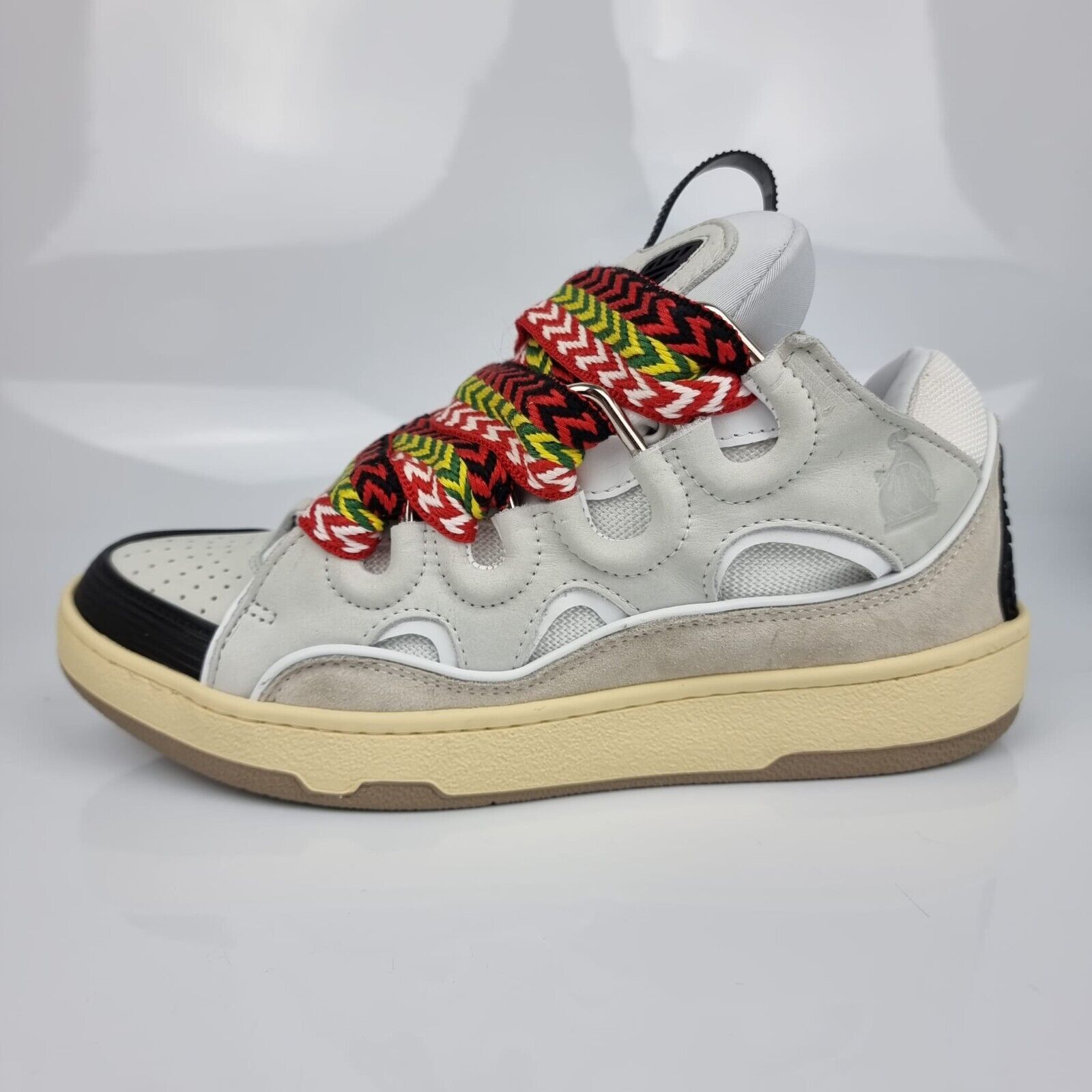 Lanvin Lanvin Men's Curb White Sneakers New Size US 6 / EU 39 - 9 Thumbnail