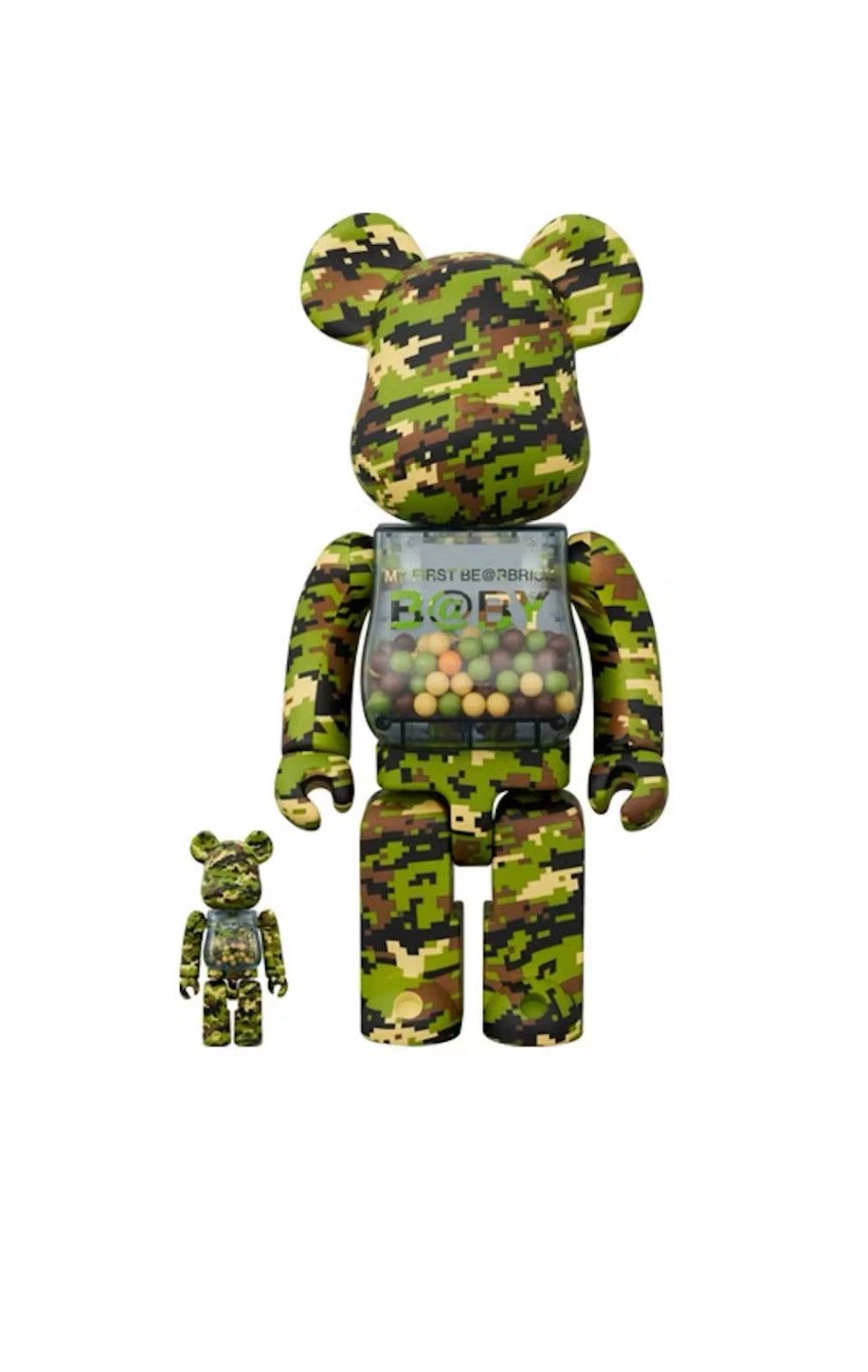 Medicom Toy Bearbrick My First B@By Digital 100% & 400% Set Size ONE SIZE - 1 Thumbnail