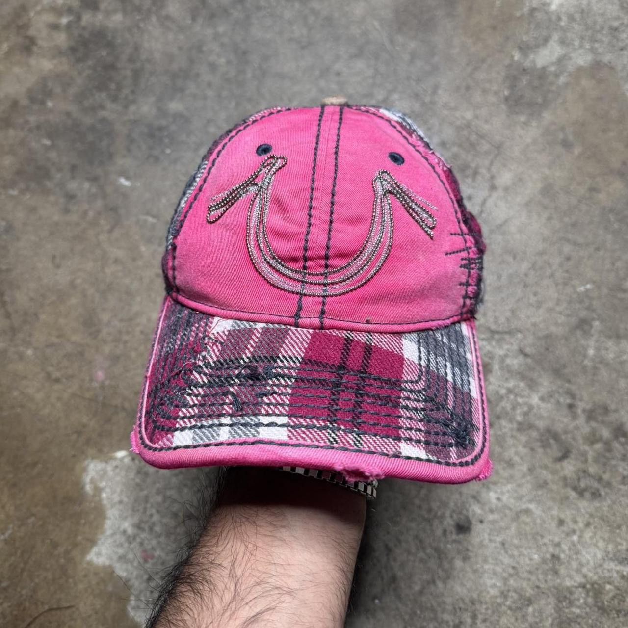 True Religion VINTAGE distressed hat Pink True Religion True Religion J main image 3