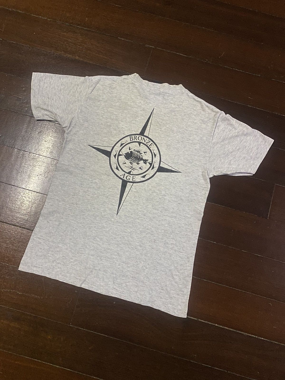 Hook-Ups × Powell Peralta × Vintage Vintage 90s Bronze Age Single Stitch Sun Faded Tee Size US L / EU 52-54 / 3 - 5 Thumbnail