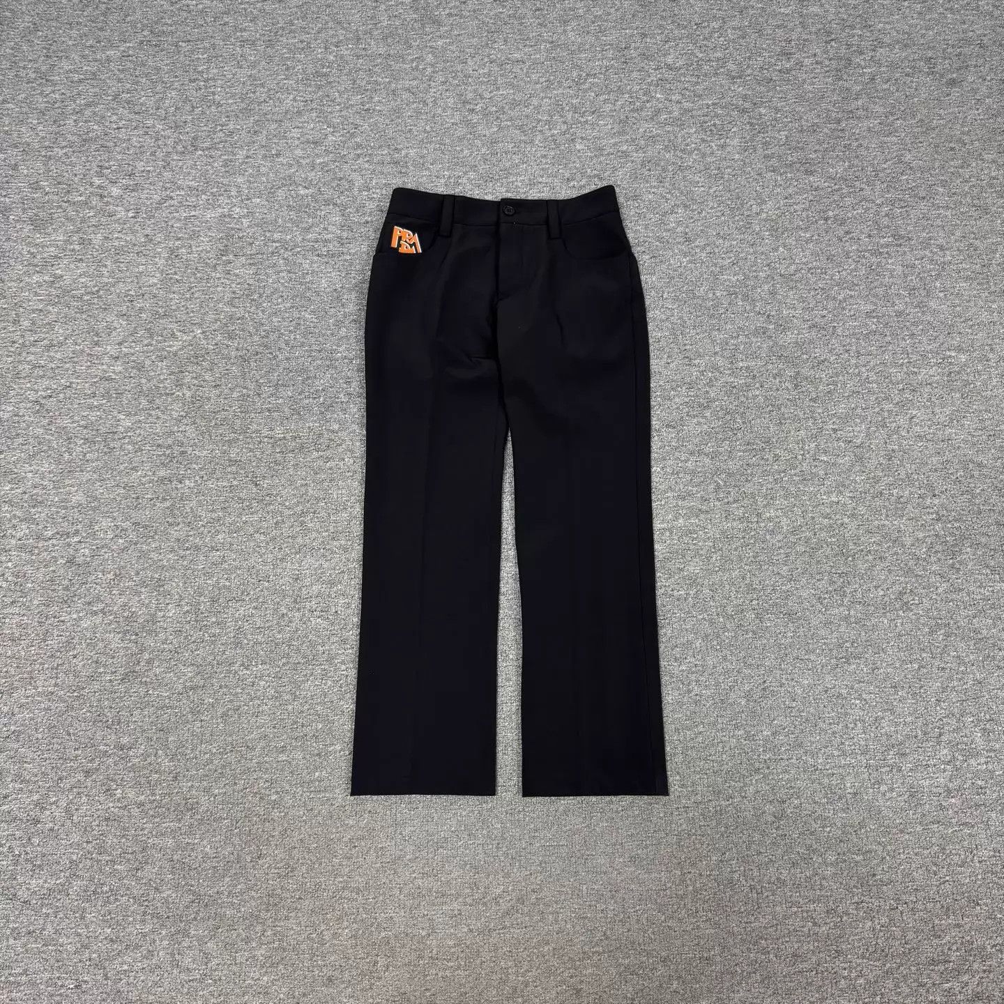 Prada Prada Black Pocket Logo Slacks 36s NWT Size 25" / US 0 / IT 36 - 1 Thumbnail