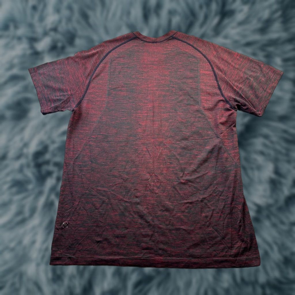 Lululemon Lululemon Shirt Mens L Red Metal Vent Tech Short Sleeve Gym Breathable Quick Dry Lightweight Athletic Conference Size US L / EU 52-54 / 3 - 1 Thumbnail