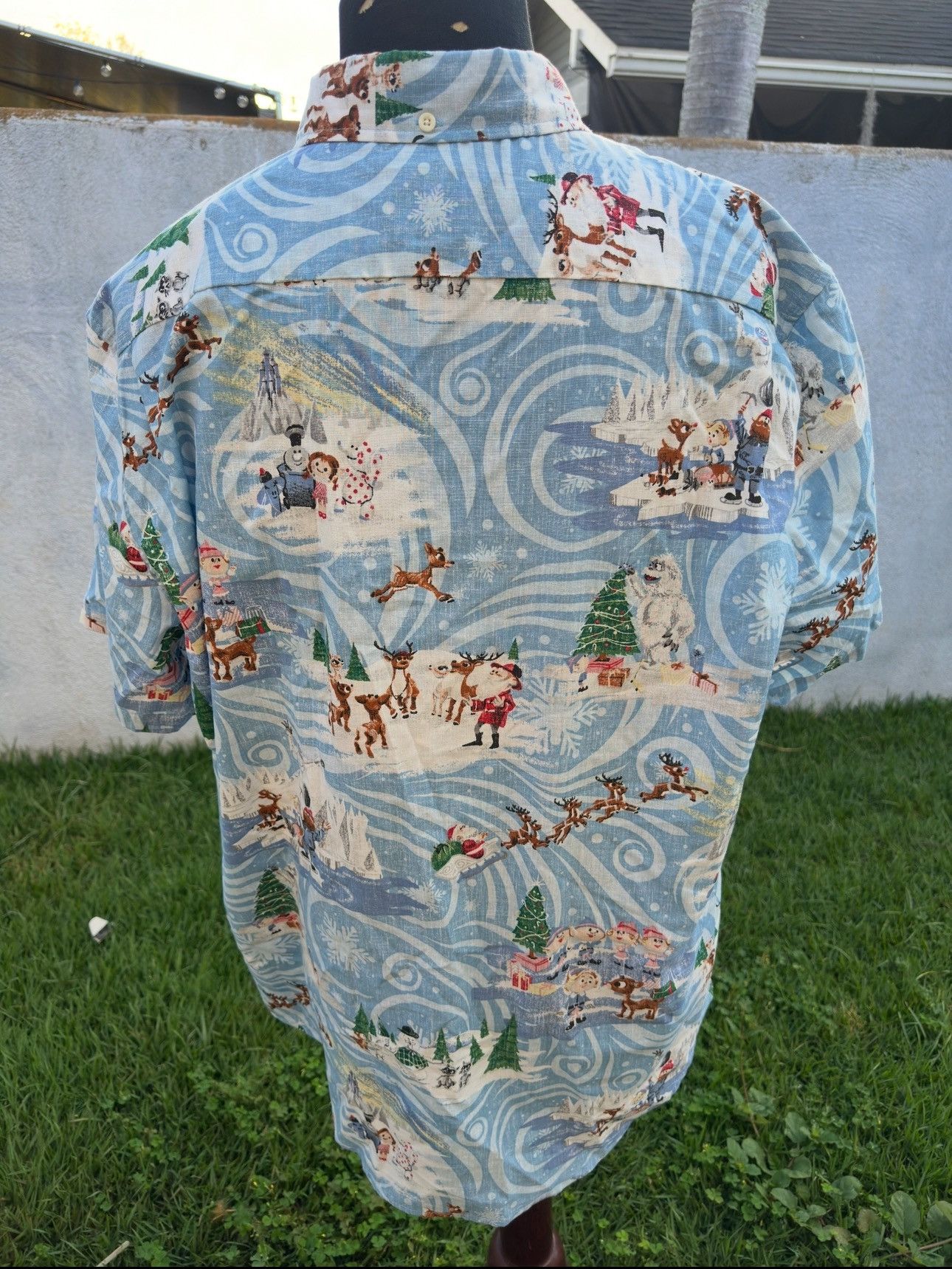Reyn Spooner New Reyn Spooner Men's XXL "Rudolph The Red Nose Reindeer" Size US XXL / EU 58 / 5 - 2 Thumbnail