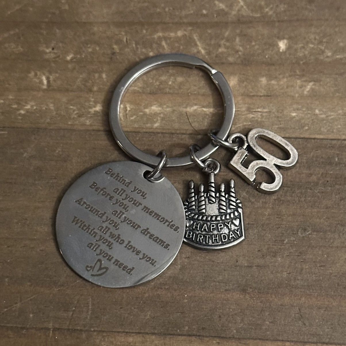 Other 50th Birthday keyring Size ONE SIZE - 2 Thumbnail