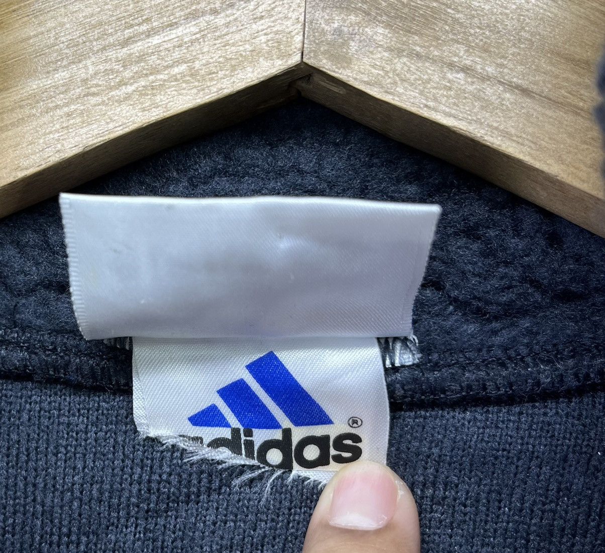 Adidas Vintage Adidas Fleece Rare Half Zipper Sweatshirts Jacket Size US M / EU 48-50 / 2 - 7 Thumbnail