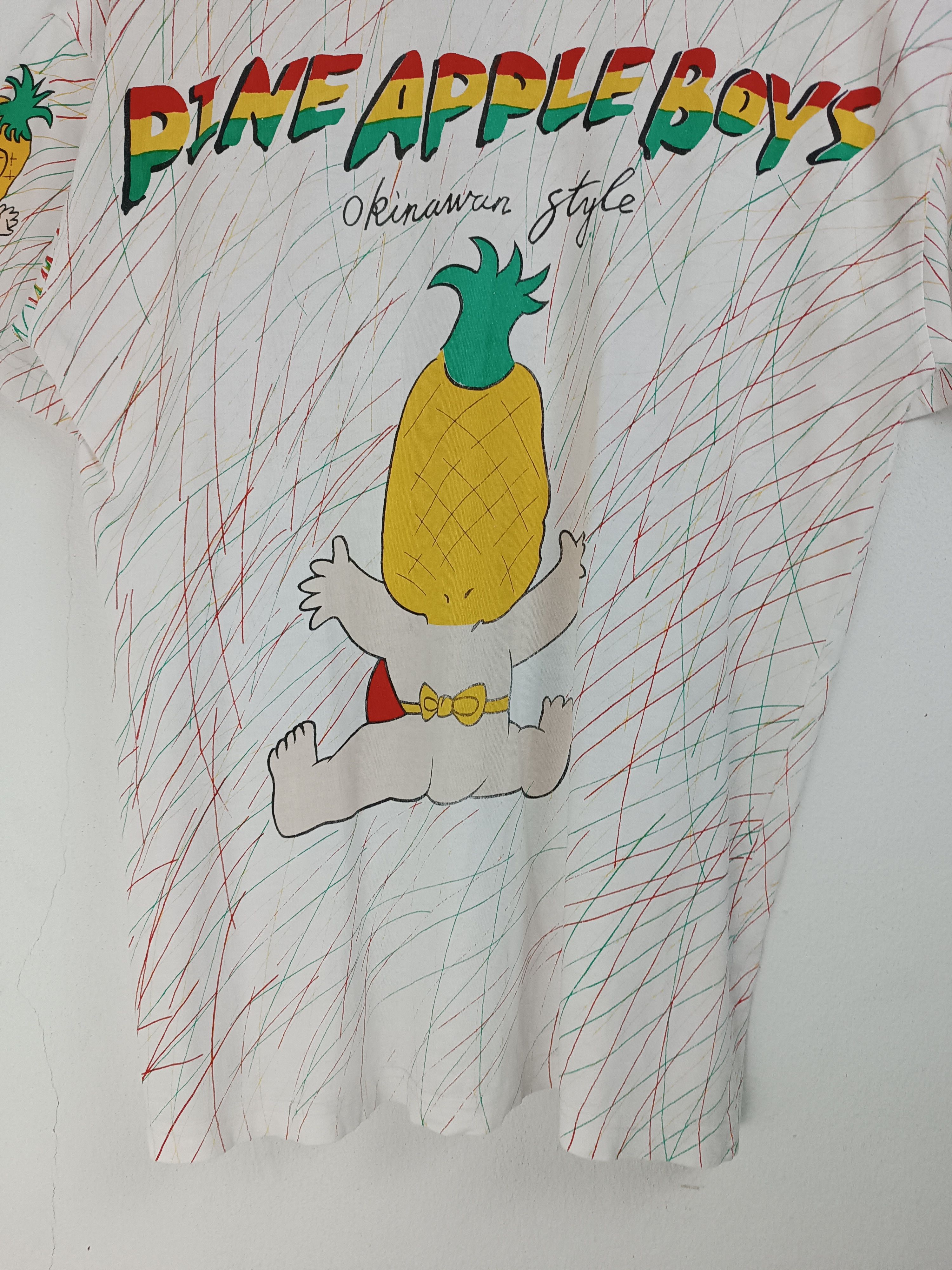 Anime VINTAGE 90'S PINNEAPPLE BOY AOP OKINAWA JAPAN TEE VERY RARE Size US M / EU 48-50 / 2 - 16 Thumbnail