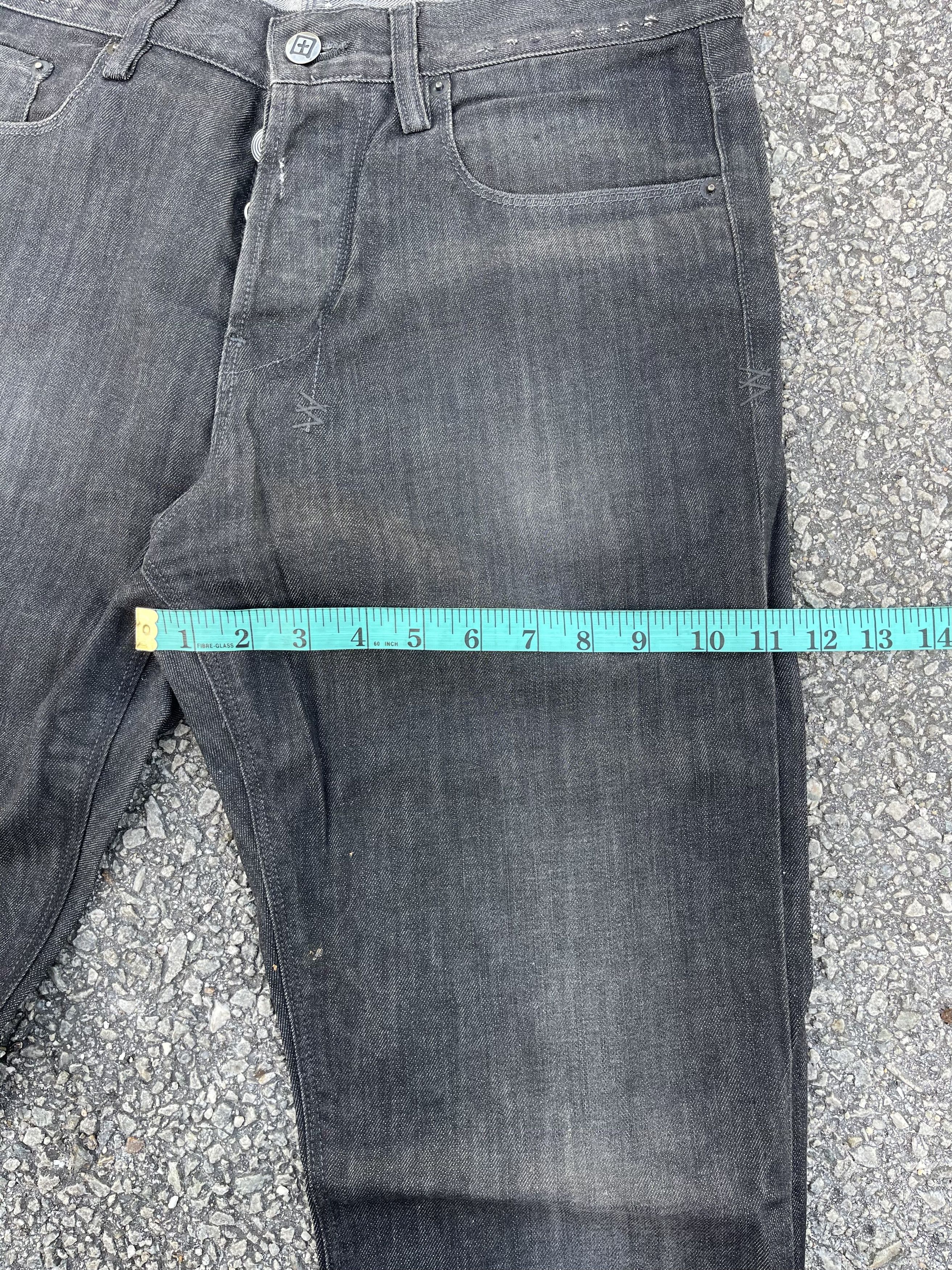 Ksubi Ksubi Dee Dee Pre Loved Black Denim Size US 33 - 12 Thumbnail