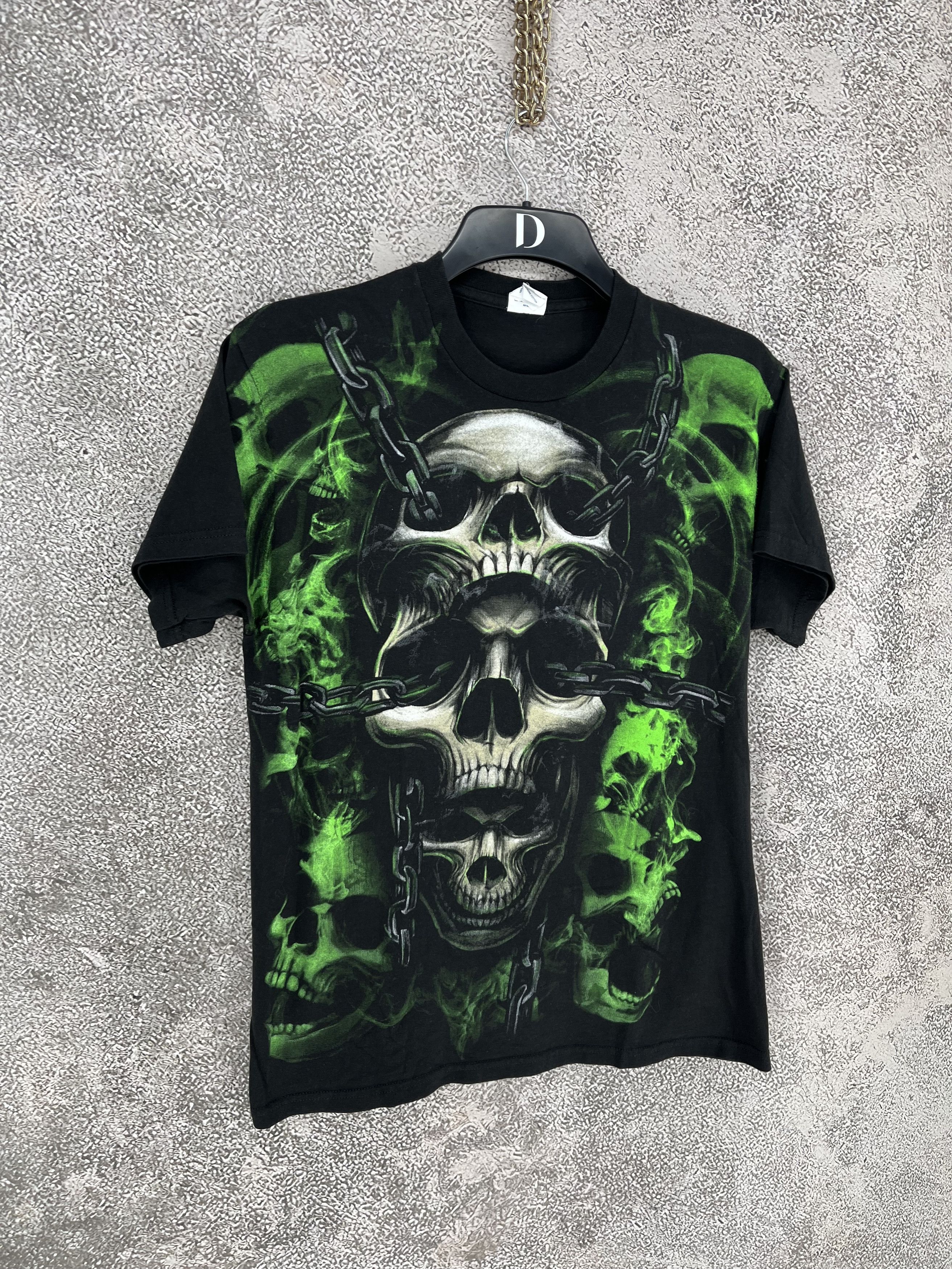 Band Tees Vintage Skull Smoke Rocky Asap Fashion raptees Size US M / EU 48-50 / 2 - 2 Thumbnail