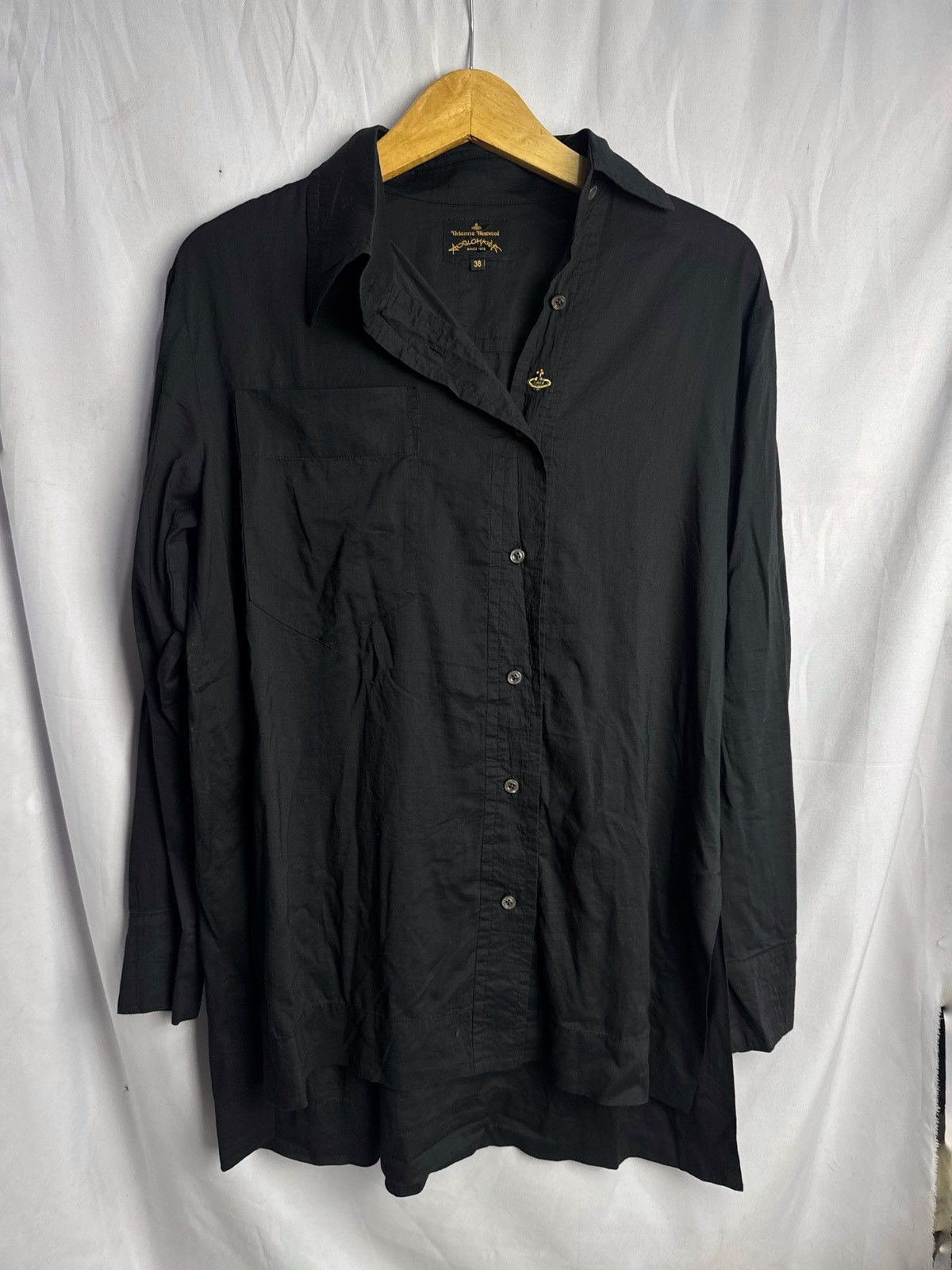 Vivienne Westwood Asymmetrical Button Shirt Vivienne Westwood Size S / US 4 / IT 40 - 1 Thumbnail