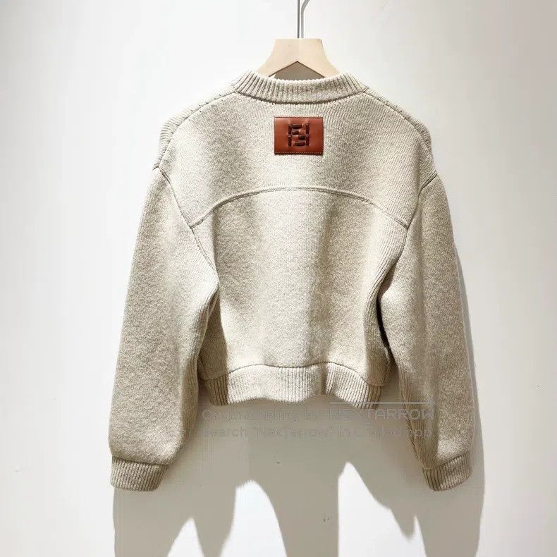 Fendi Fendi 25FW Autumn-Winter Loose Knit Wool Cardigan Size XS / US 0-2 / IT 36-38 - 3 Thumbnail