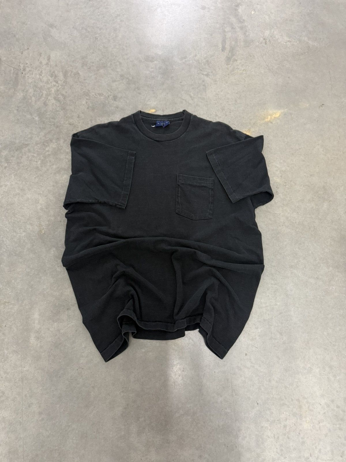 Japanese Brand Black Vintage Pocket T Shirt 90s Single Stitch USA Made XL Size US XL / EU 56 / 4 - 1 Thumbnail