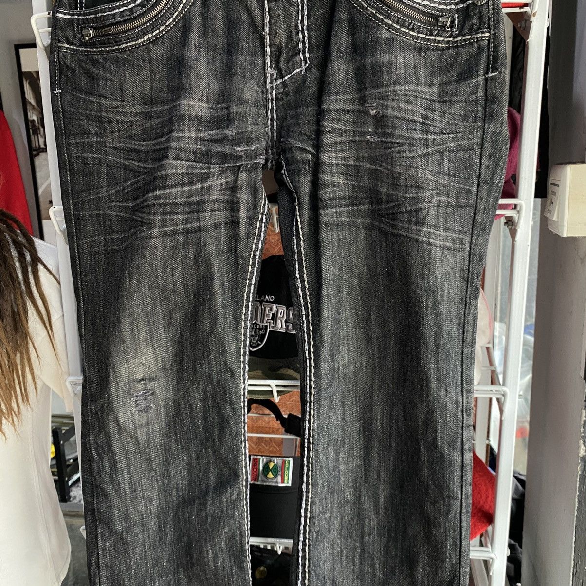 Japanese Brand Y2k Embroidered Denim Vintage Victorious Jeans Size US 38 / EU 54 - 4 Thumbnail