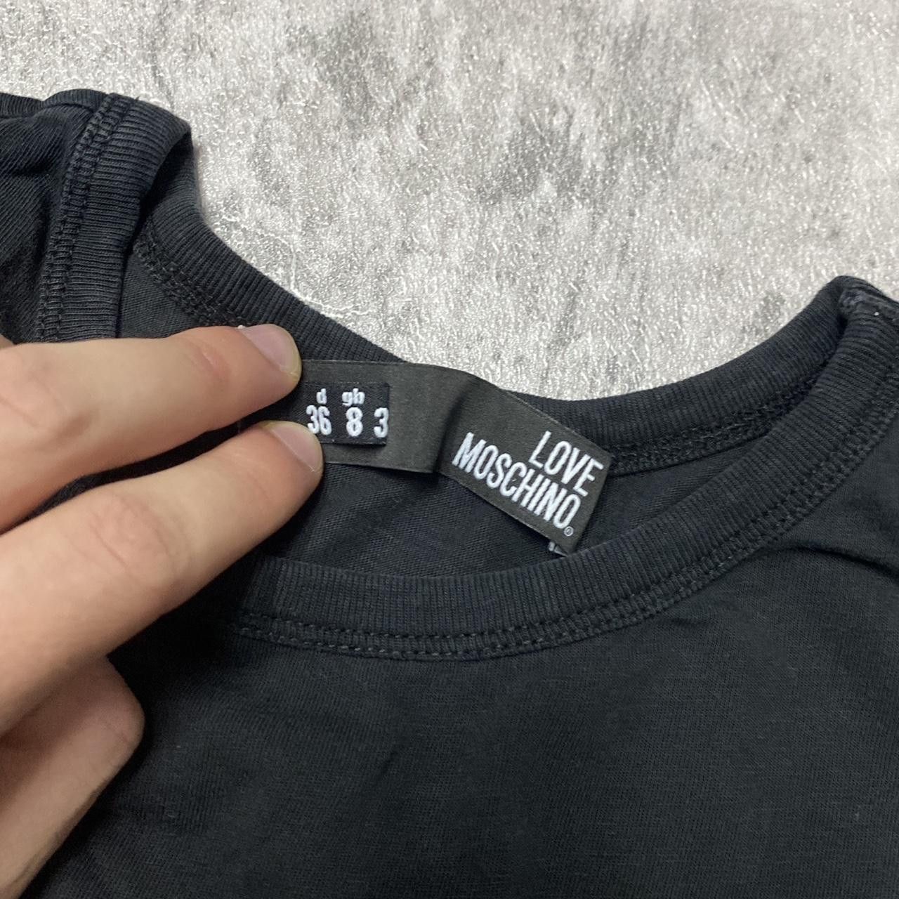 Other Black Moschino Love Peace T-shirt #MoschinoLovePeace Size S / US 4 / IT 40 - 3 Thumbnail