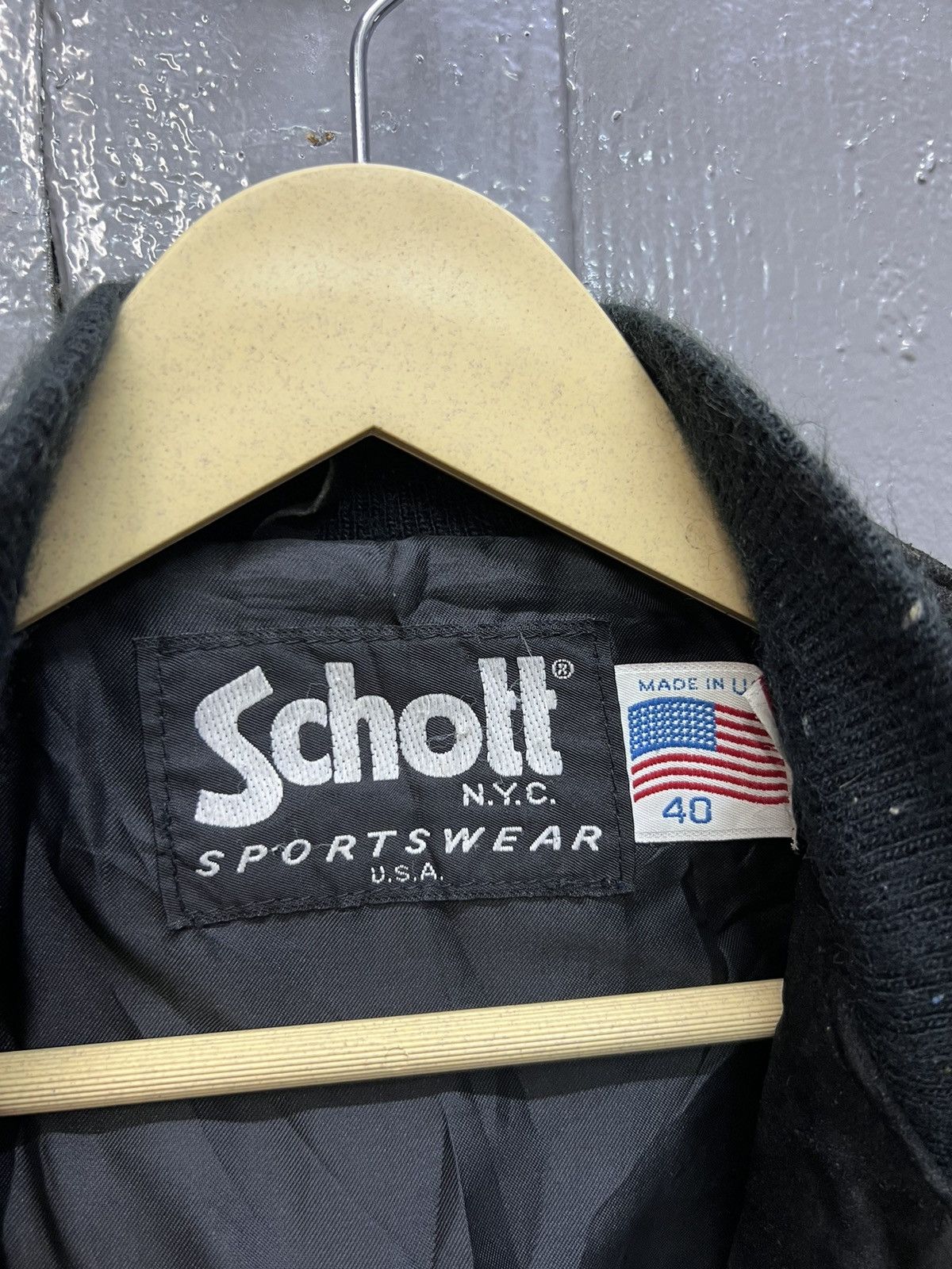Schott VINTAGE SCHOTT SUEDE LEATHER JACKET Size US S / EU 44-46 / 1 - 6 Thumbnail