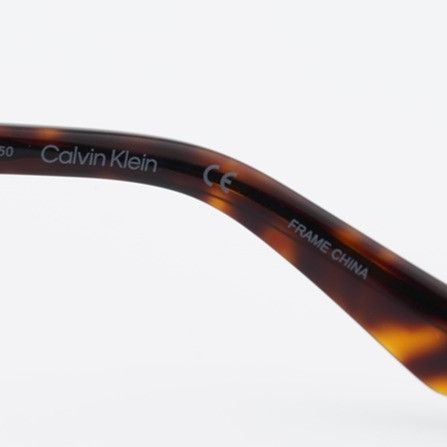 Calvin Klein Calvin Klein CK21517 220 Eyeglasses Brown Havana 51mm Square Size ONE SIZE - 6 Thumbnail