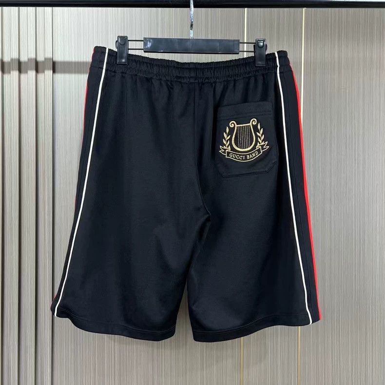 Gucci Gucci Size LEmbroidered organ letter webbing striped short Size US 32 / EU 48 - 2 Thumbnail