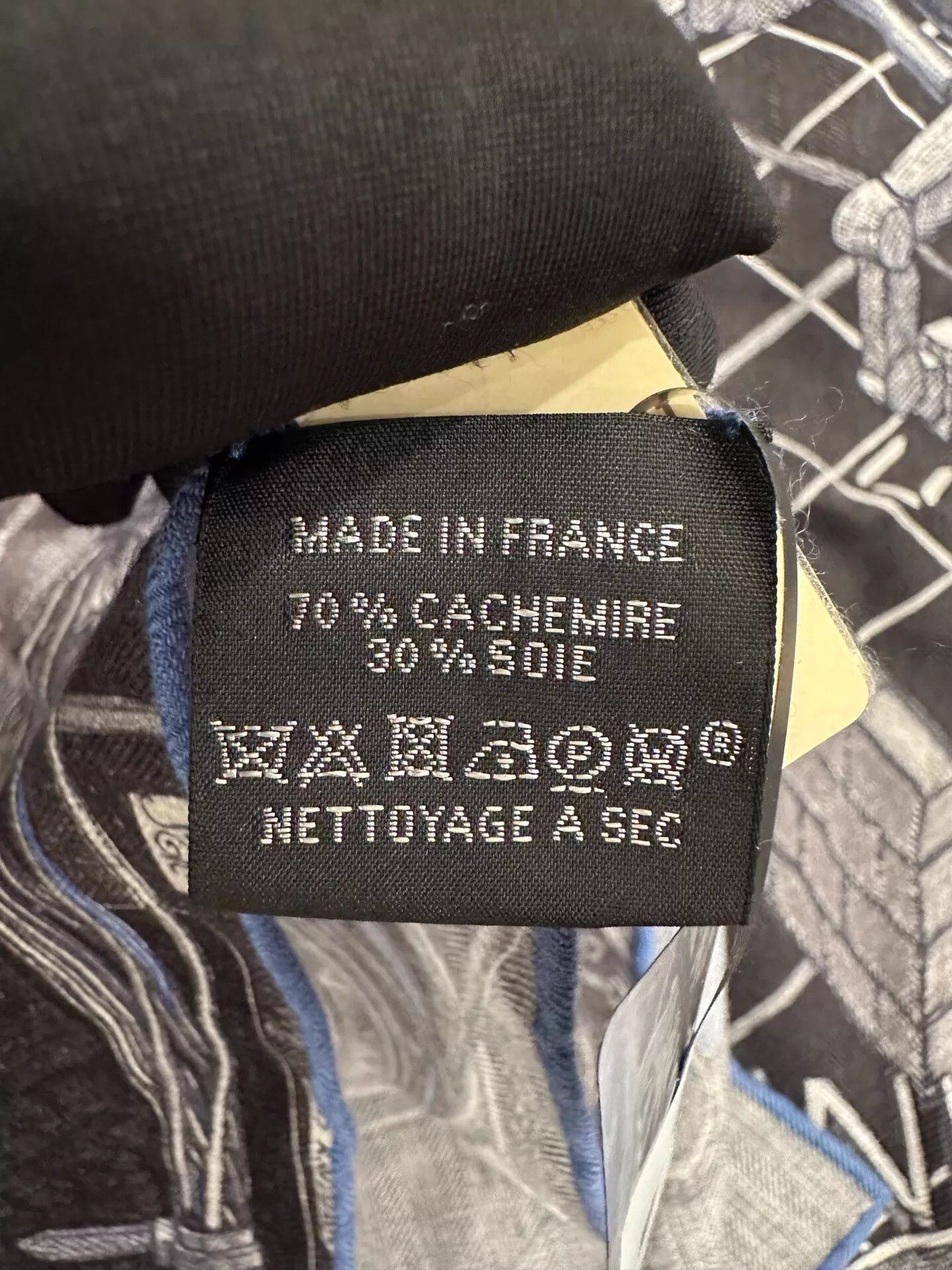 Hermes Hermes Mech Knight Logo Cashmere-Silk Scarf 100x100cm Artist Size ONE SIZE - 7 Thumbnail