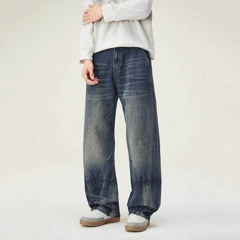 Japanese Brand Men's American High-Street Vintage Distressed Jeans Size US 32 / EU 48 - 3 Thumbnail