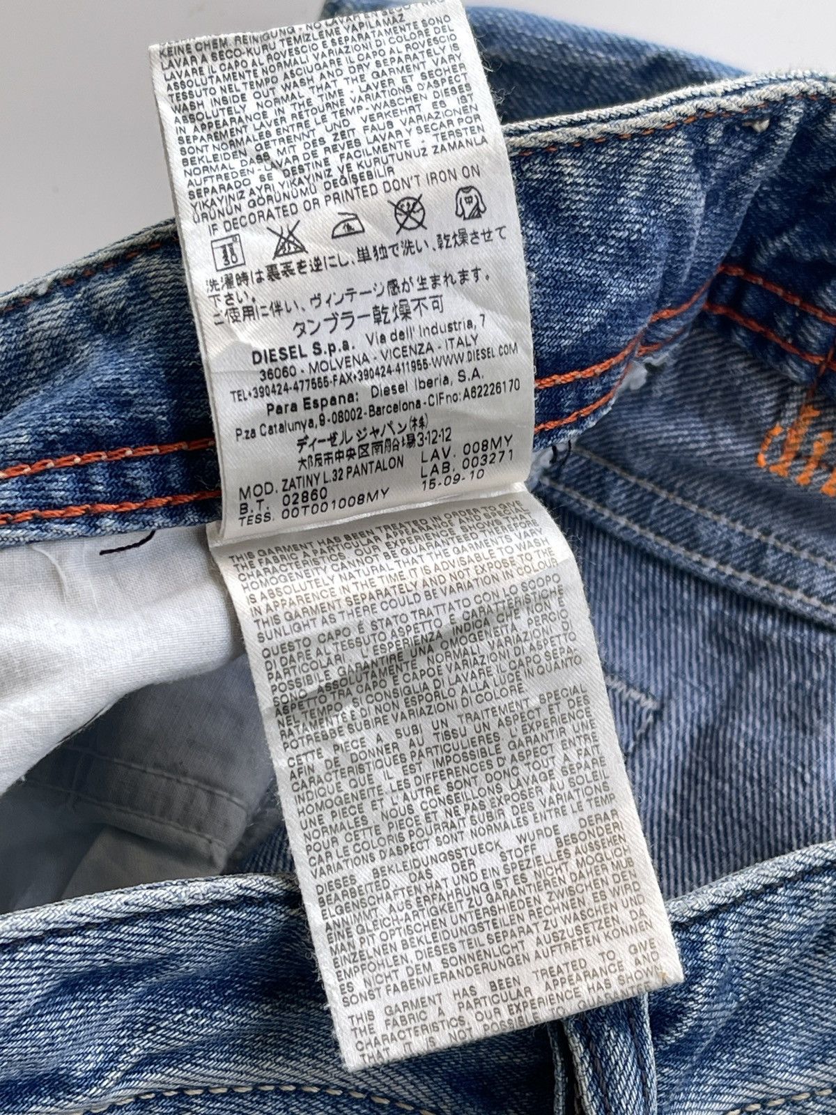 Diesel Diesel Dirty Now Age Regular Bootcut Flare Denim Size US 32 / EU 48 - 16 Thumbnail