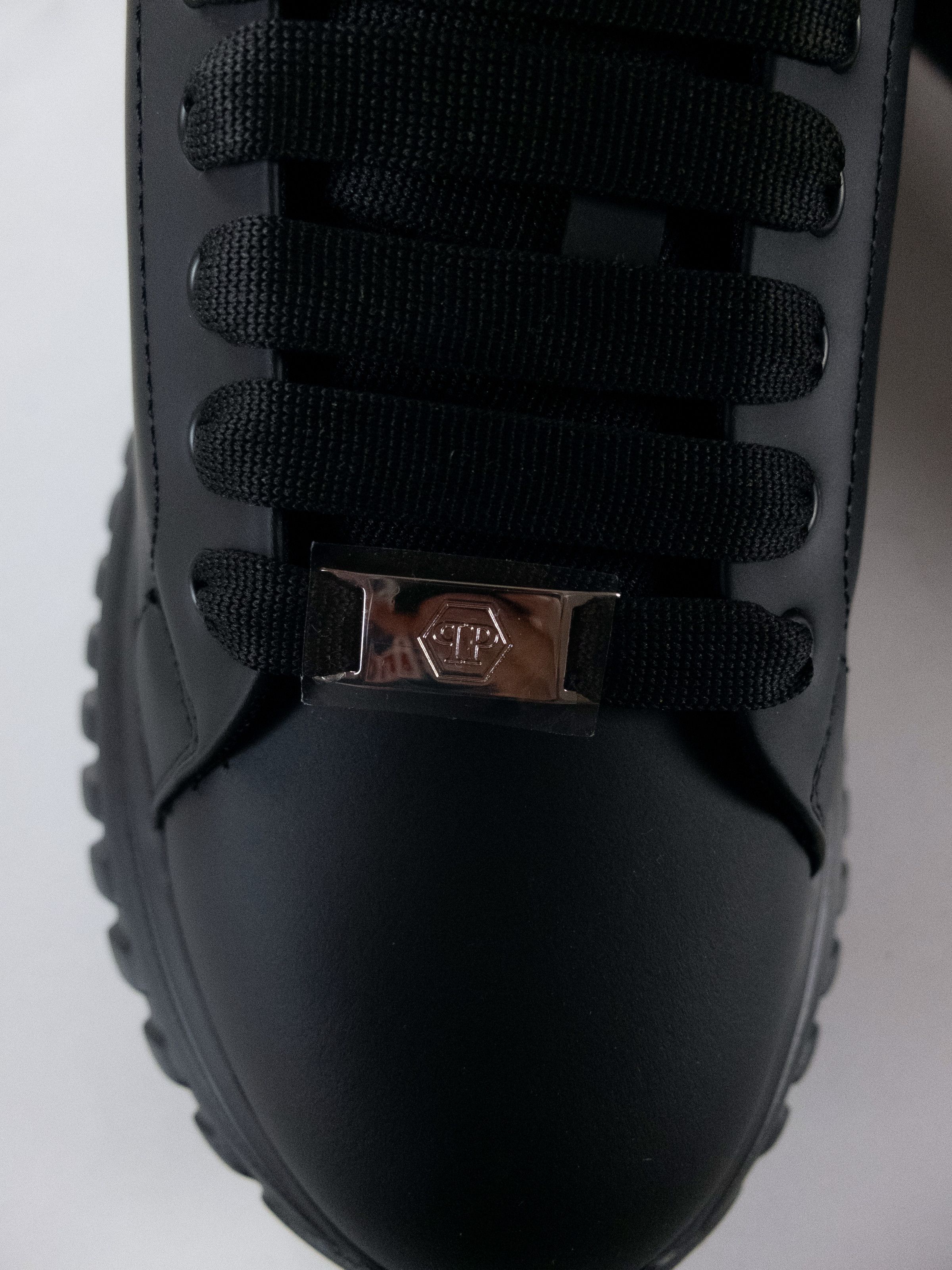 Philipp Plein PHILIPP PLEIN black Supersonic low chunky sole sneakers 43 q Size US 10 / EU 43 - 5 Thumbnail