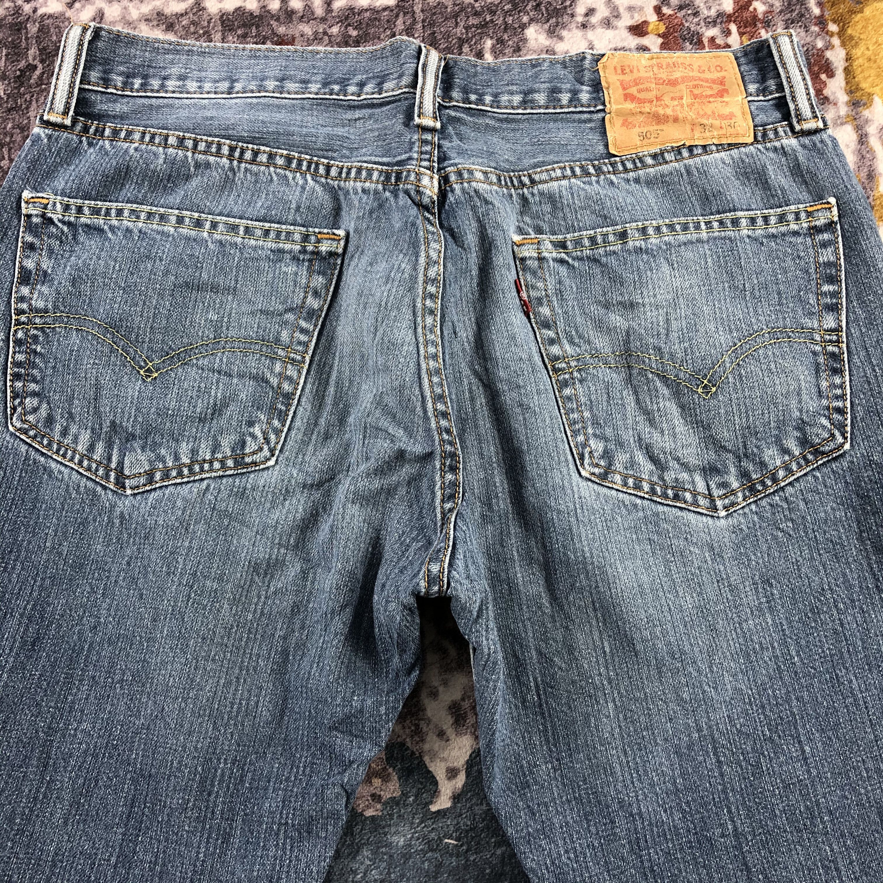 Levi's × Vintage Vintage Blue Wash Levis 505 Jeans-JM2904 Size US 33 - 5 Thumbnail