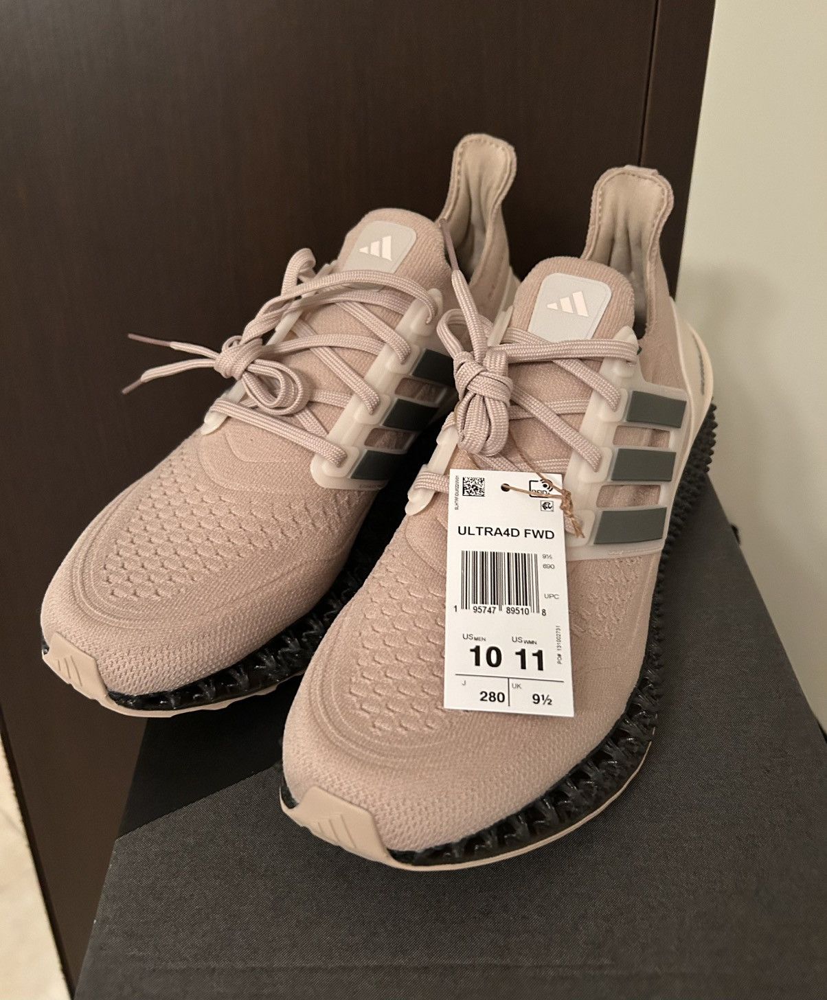 adidas gazelle silver green womens adidas Ultraboost 5X Shoes - Women's - Off White / Wonder Taupe / Wonder White main image 1