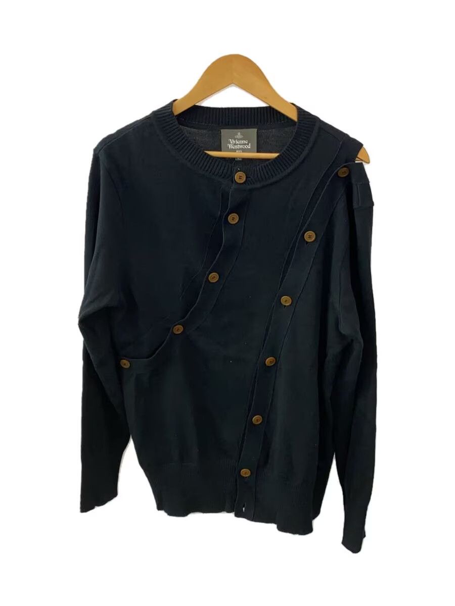Vivienne Westwood Aymstetrical Reconstructed Knit Cardigan Size US S / EU 44-46 / 1 - 1 Thumbnail