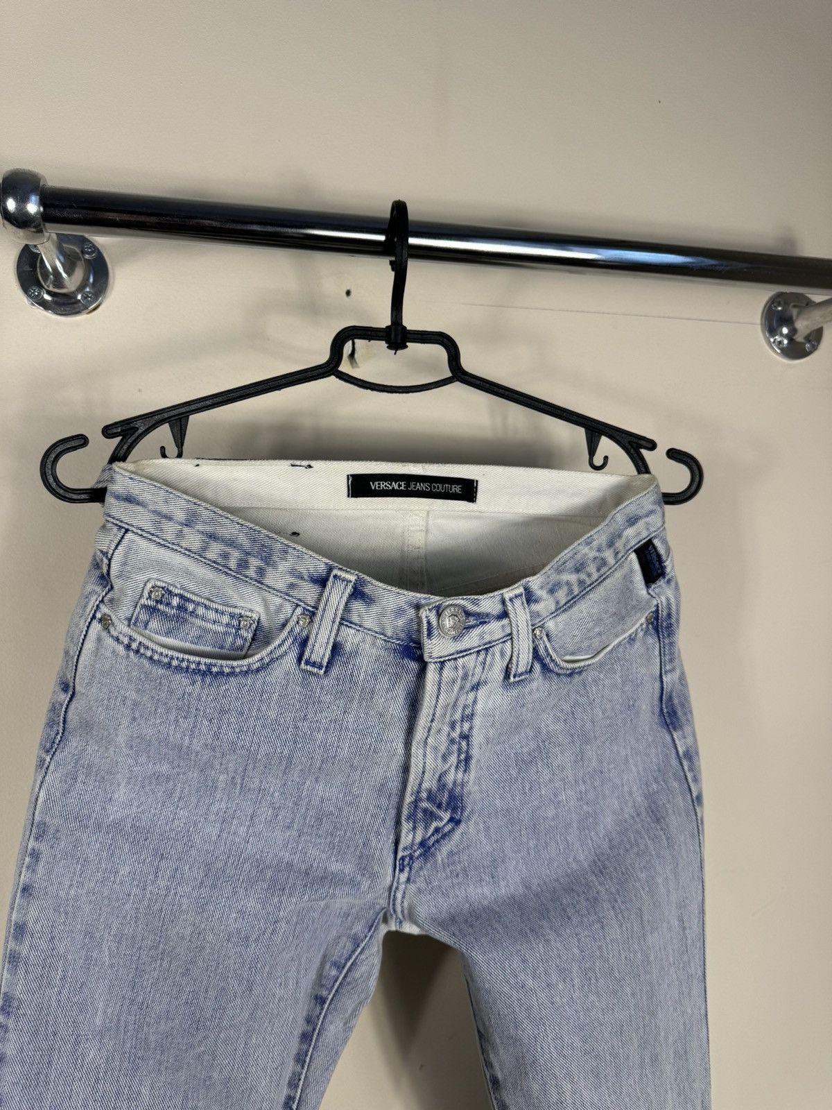 Versace Jeans Couture Vintage Versace Jeans Couture Flare Jeans Size 26 Size 26" / US 2 / IT 38 - 2 Thumbnail