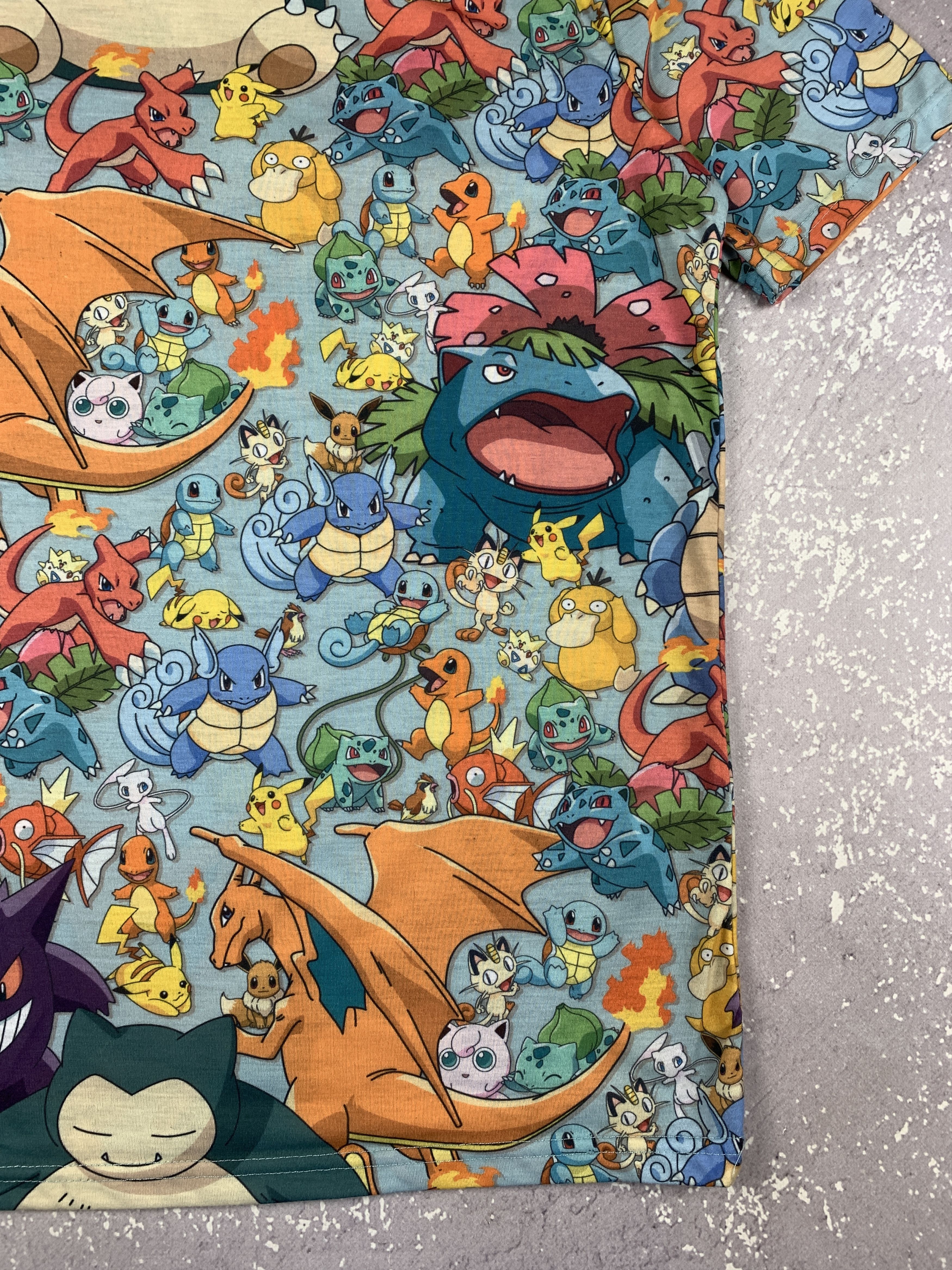 Cartoon Network × Nintendo × Pokemon Vintage Pokemon Monogram Movie T Shirt Mens M Size US M / EU 48-50 / 2 - 4 Thumbnail