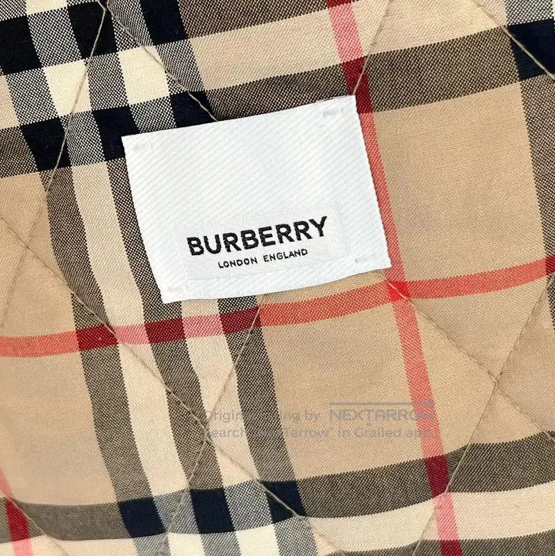 Burberry Burberry Khaki Cotton Mid-Length Jacket for Women. Size XS / US 0-2 / IT 36-38 - 7 Thumbnail