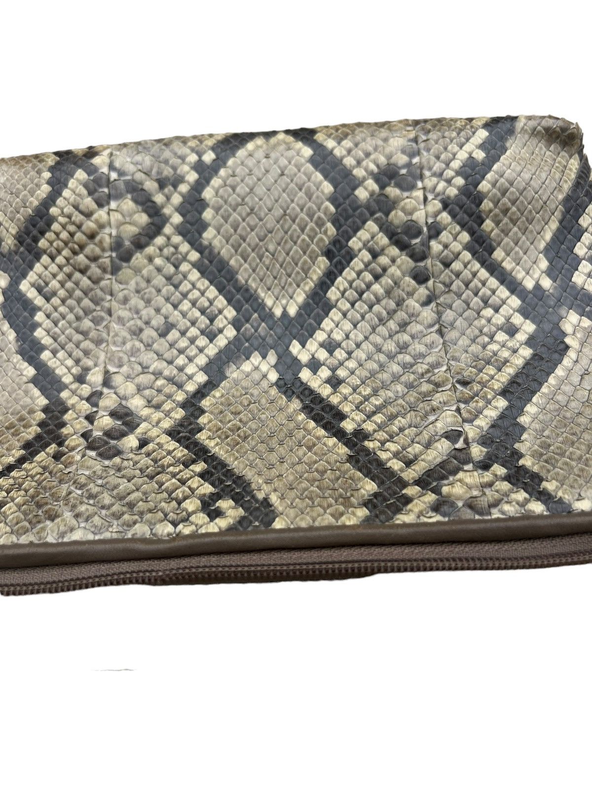 Leather Vintage Arukan Japan Python Snakeskin Leather Bag Mini Size ONE SIZE - 15 Thumbnail