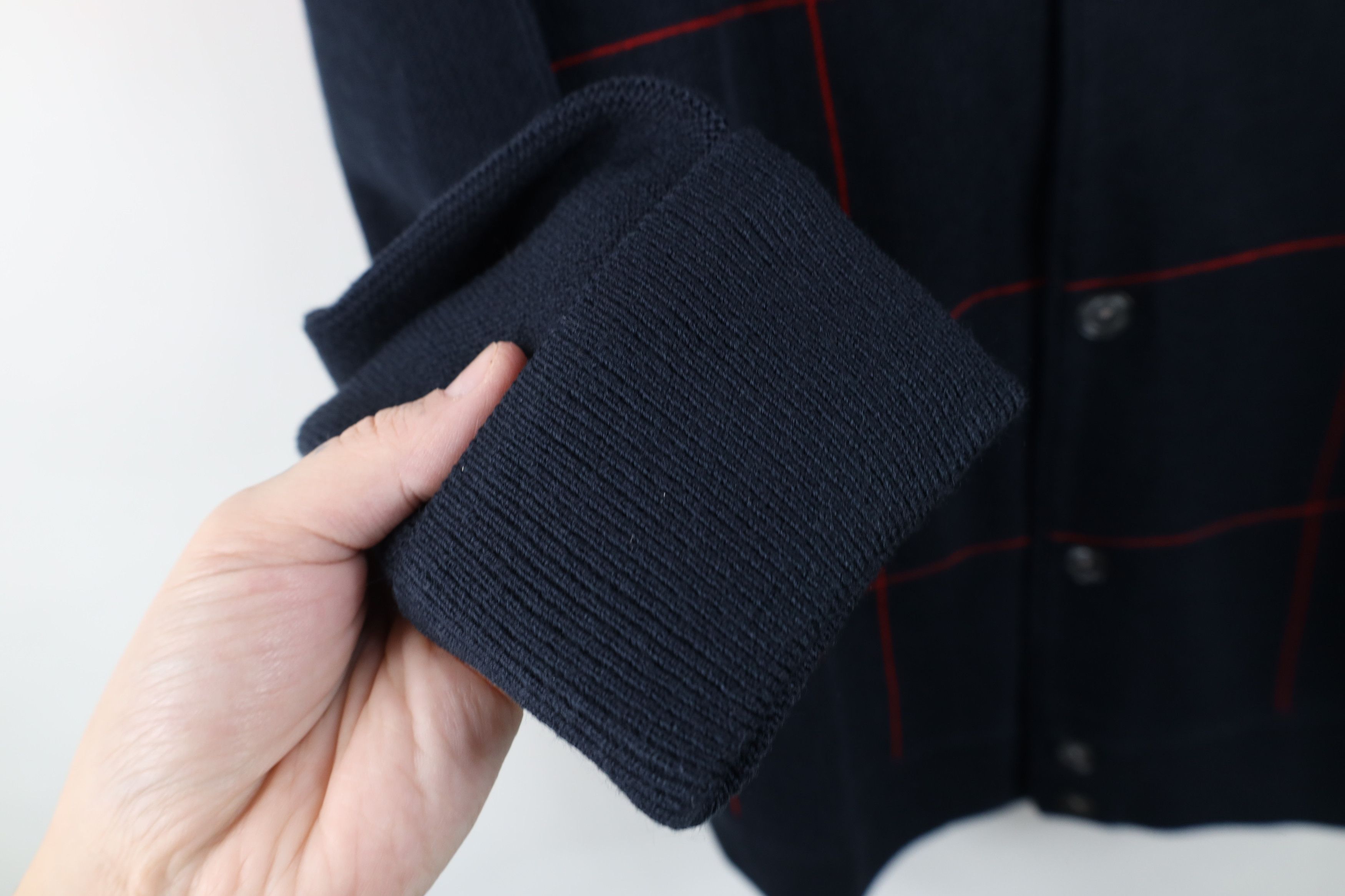 Vintage Deadstock Vintage 90s Streetwear Knit Cardigan Sweater Size US M / EU 48-50 / 2 - 6 Thumbnail