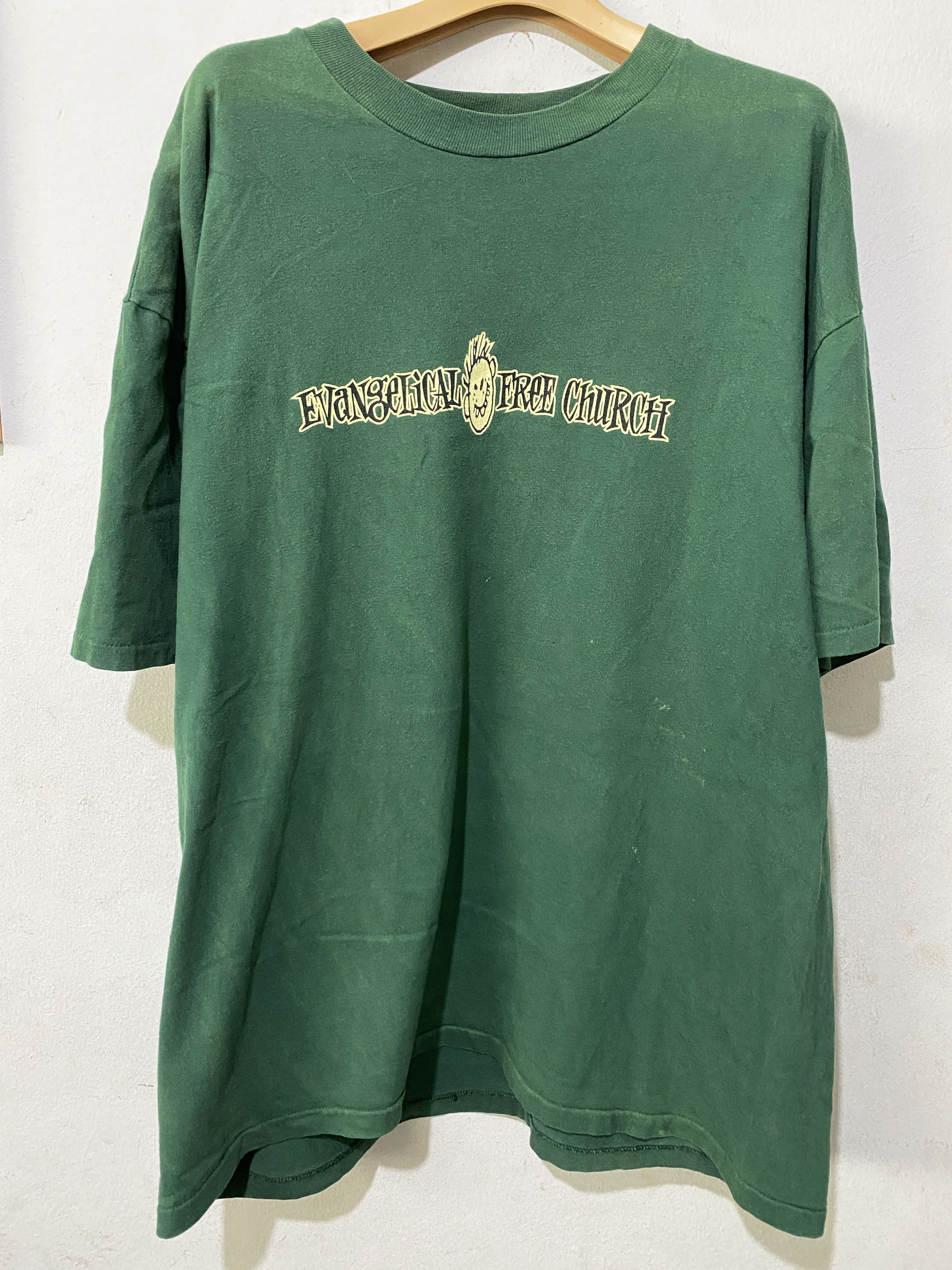 Band Tees × Vintage Vintage Evangelical Free Church Shirt Size US XL / EU 56 / 4 - 3 Thumbnail